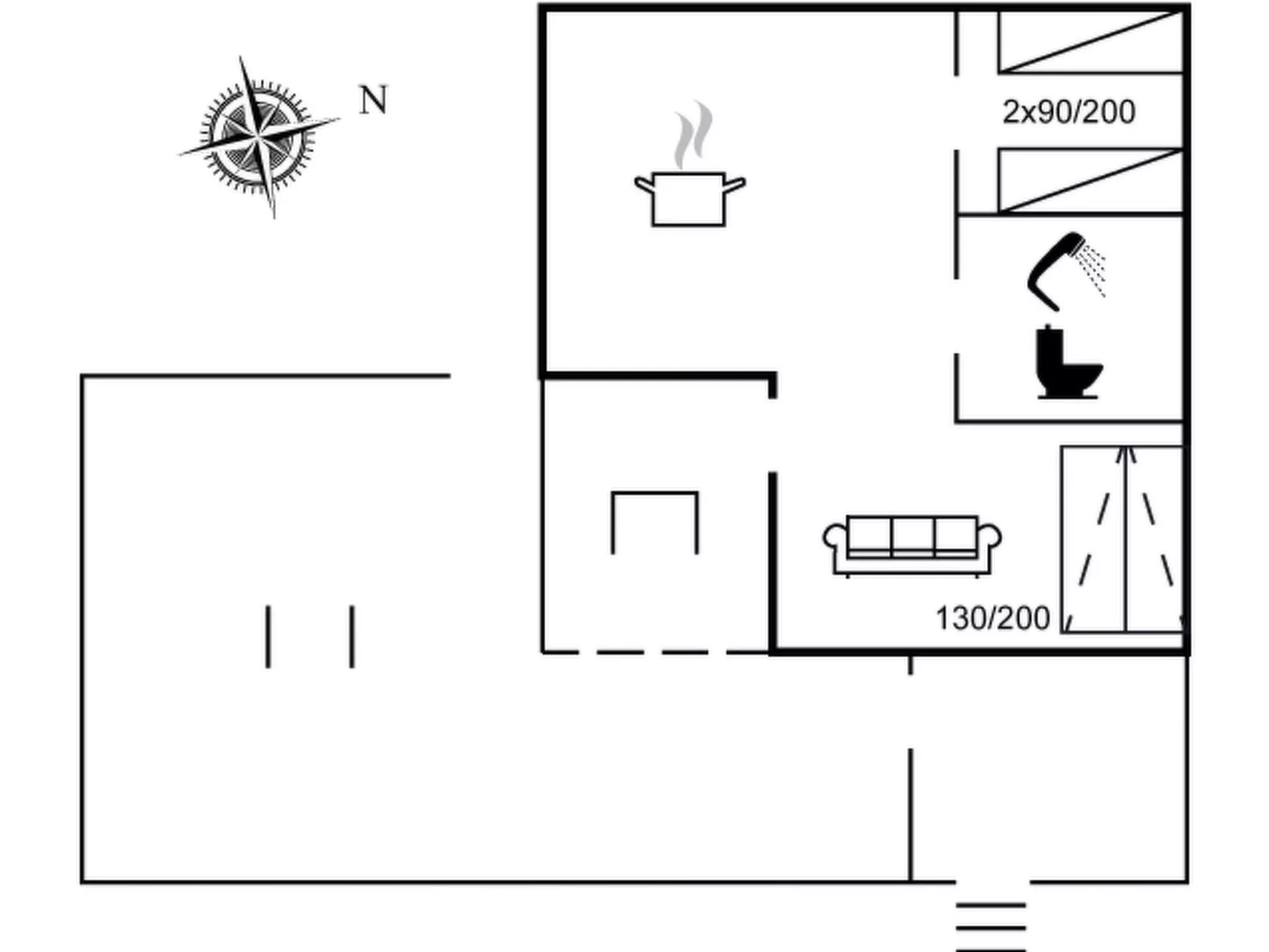 "Gyrth" - 20m to the fjord
