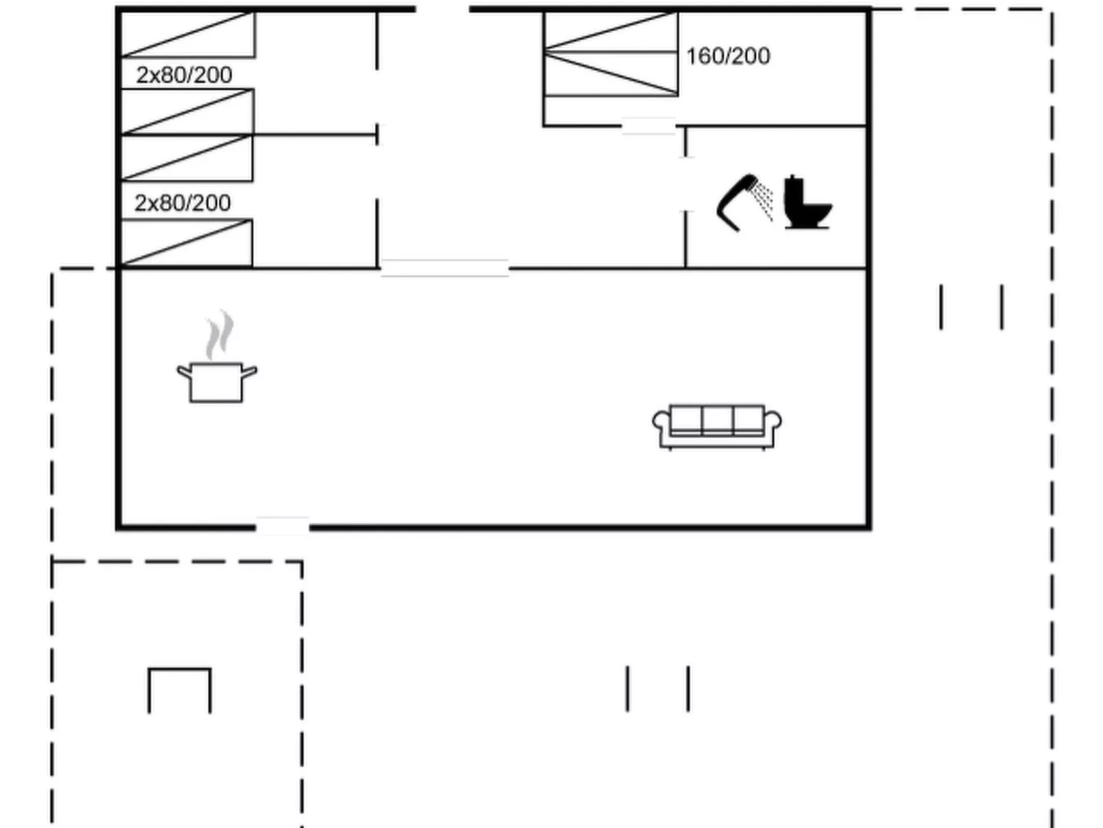 "Frederikka" - 75m from the sea