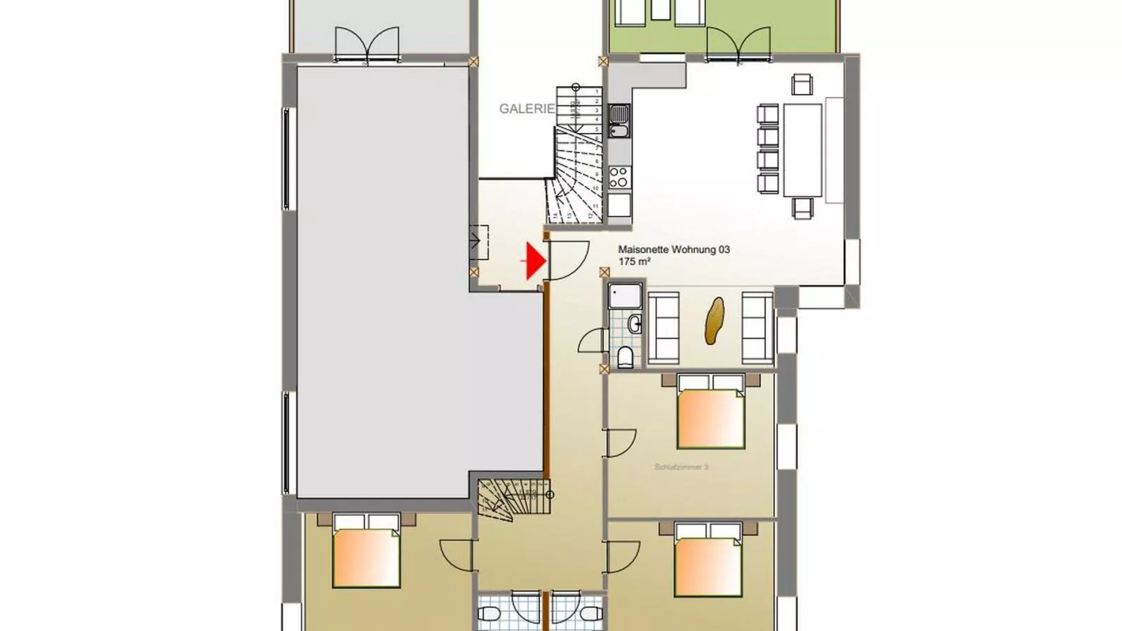 Biber Art Apartment 1 Small-Floor plan