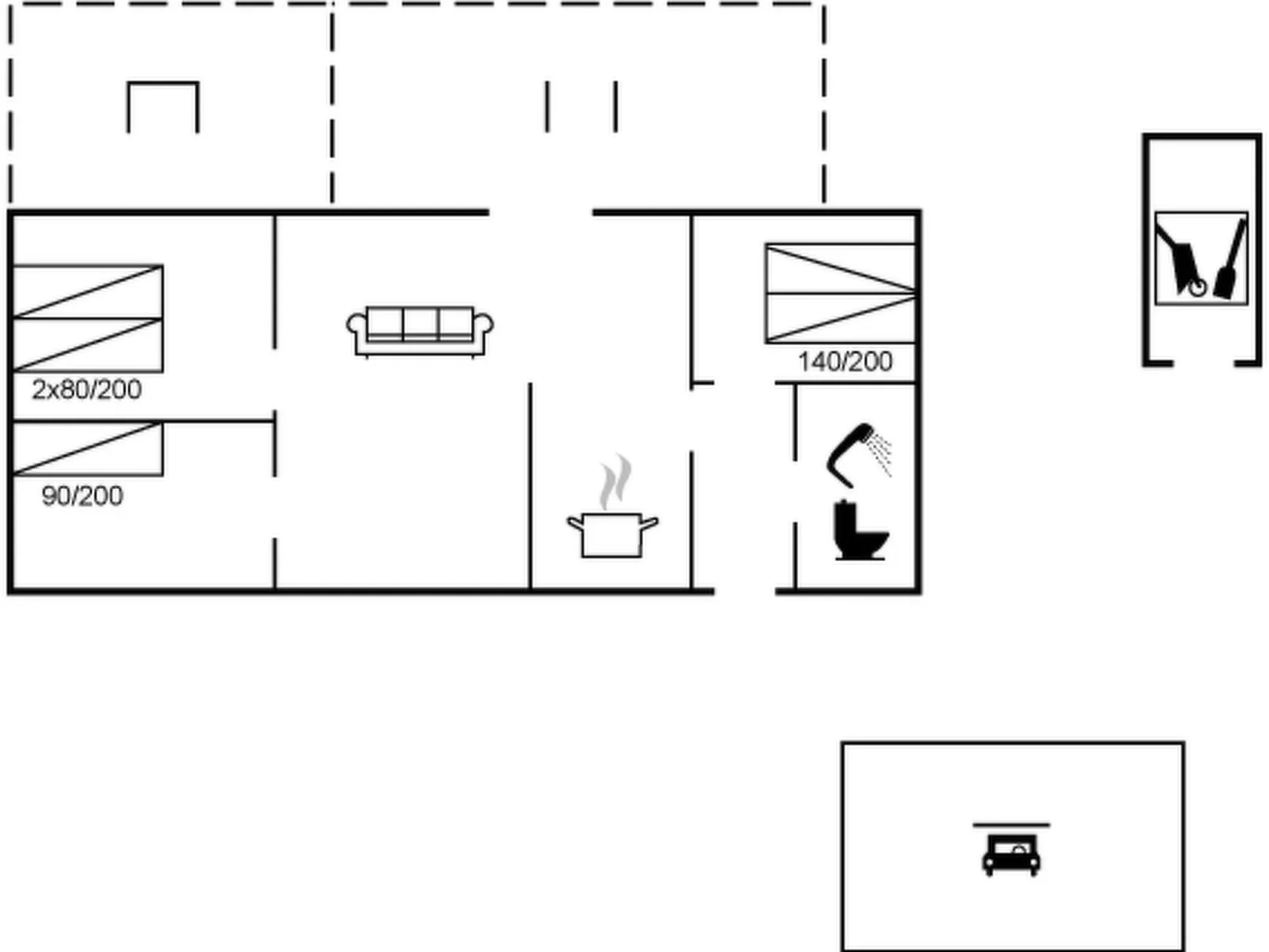 "Smilla" - 300m from the sea