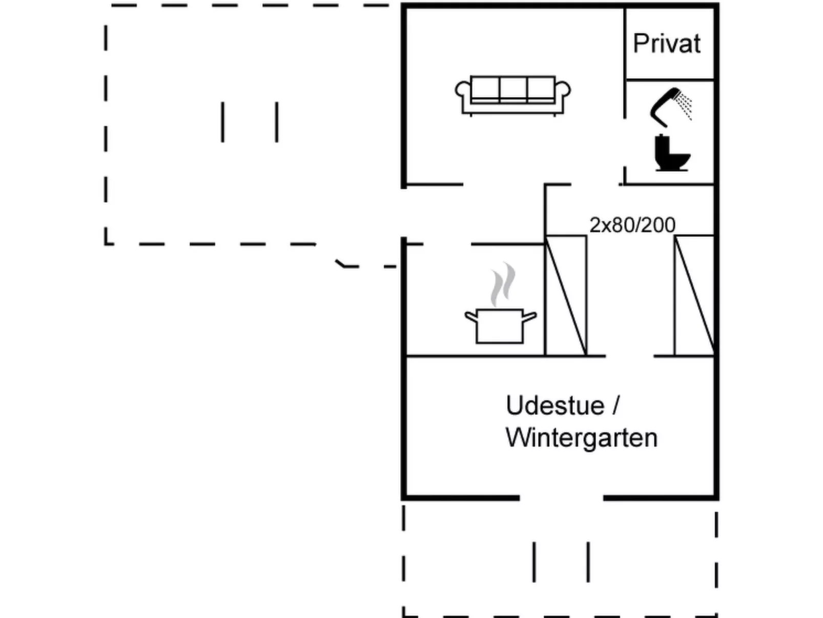"Fredsine" - 1.2km from the sea