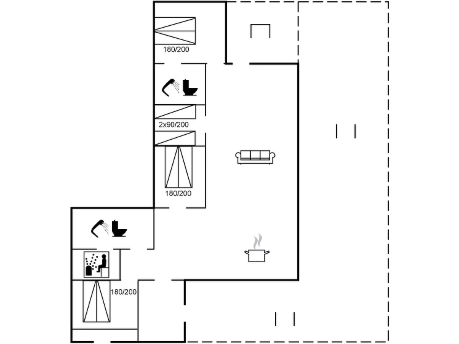 "Kristiina" - 500m from the sea