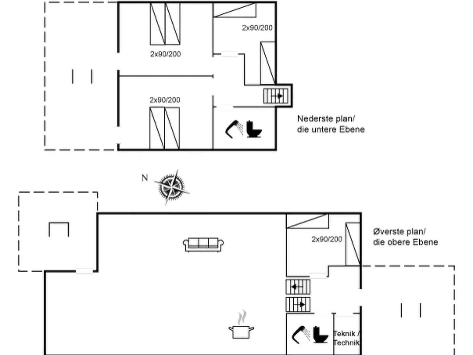 "Sasser" - 450m from the sea