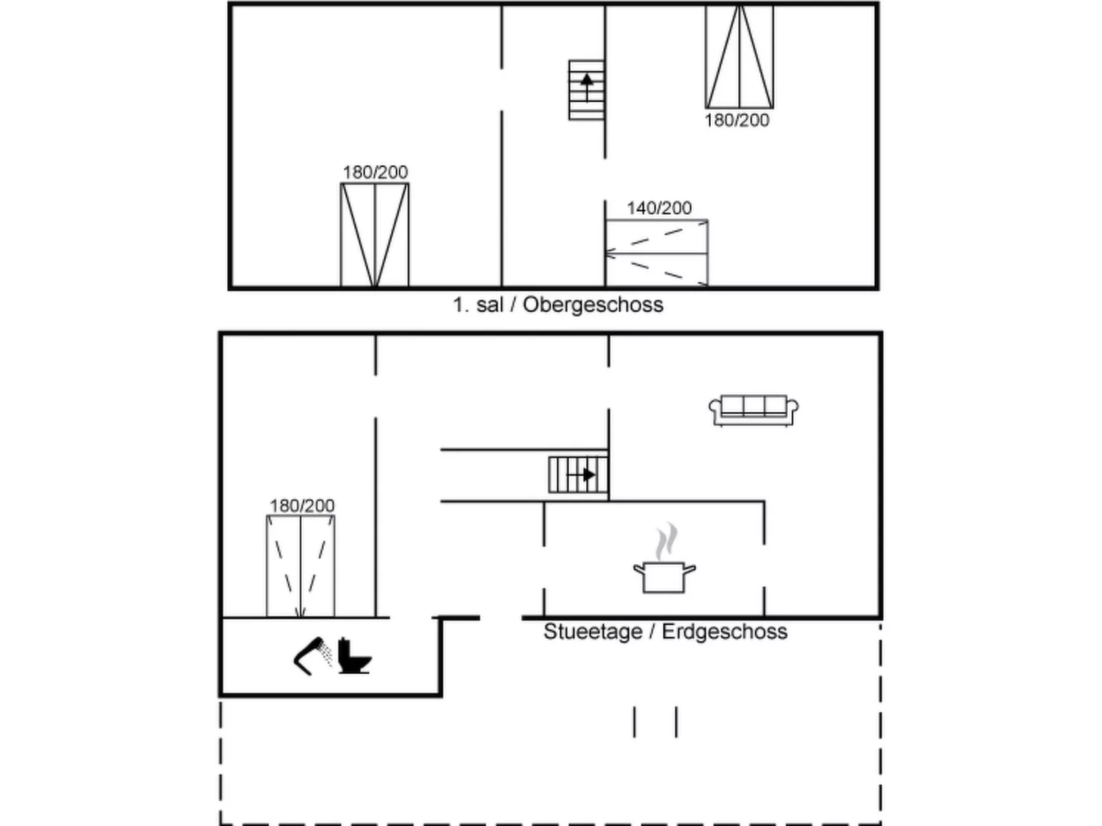 "Albertine" - 600m from the sea