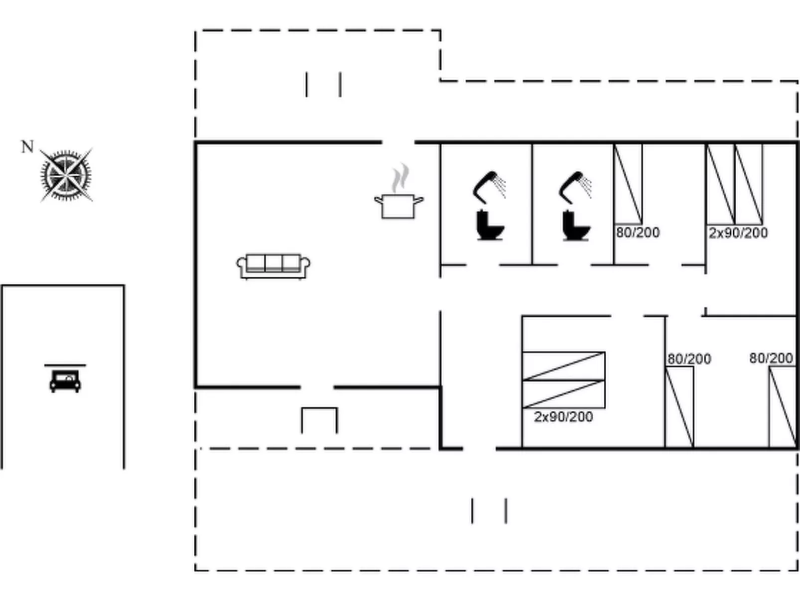"Clementine" - 1.2km from the sea