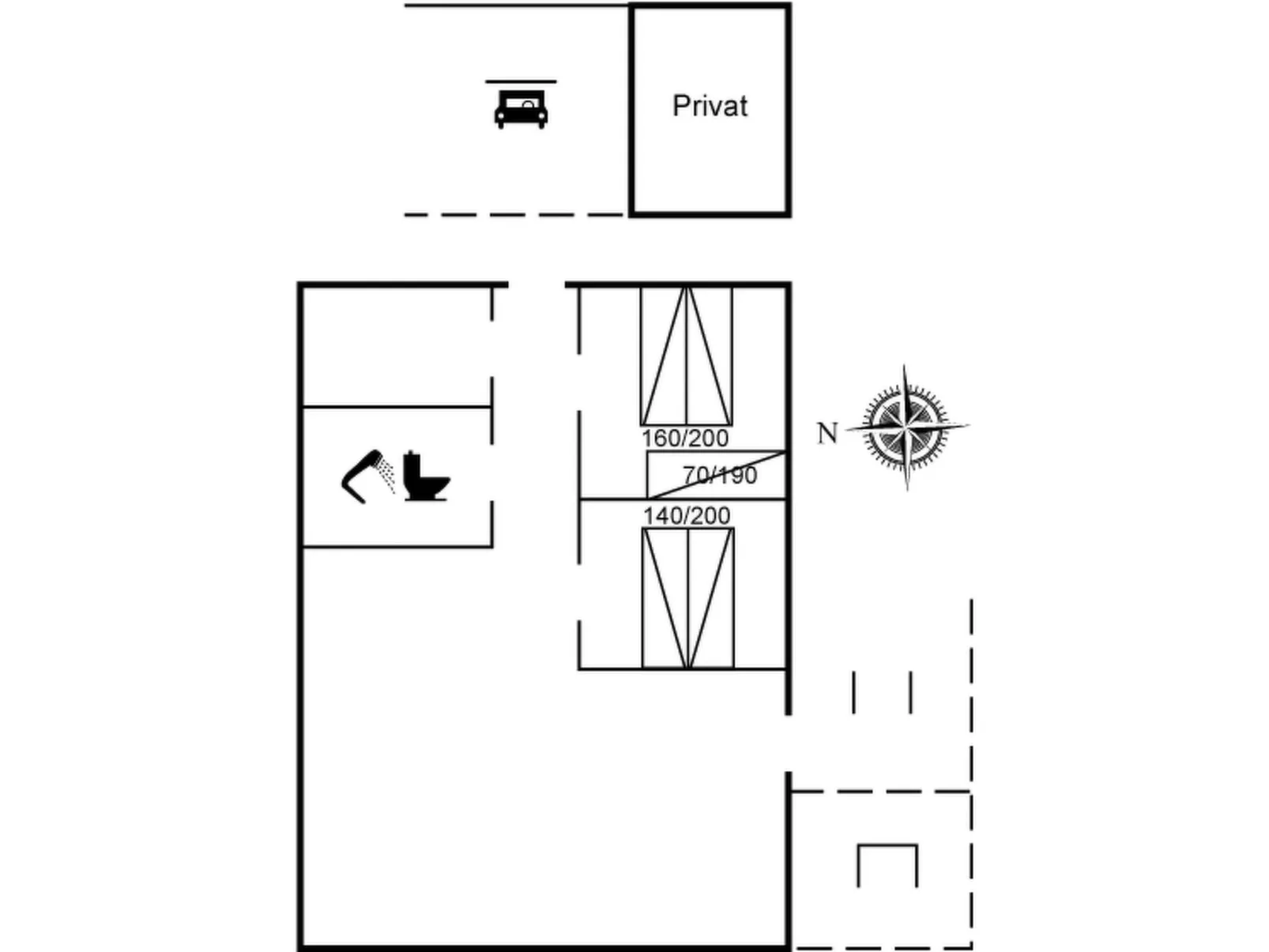 "Tancred" - 30km from the sea