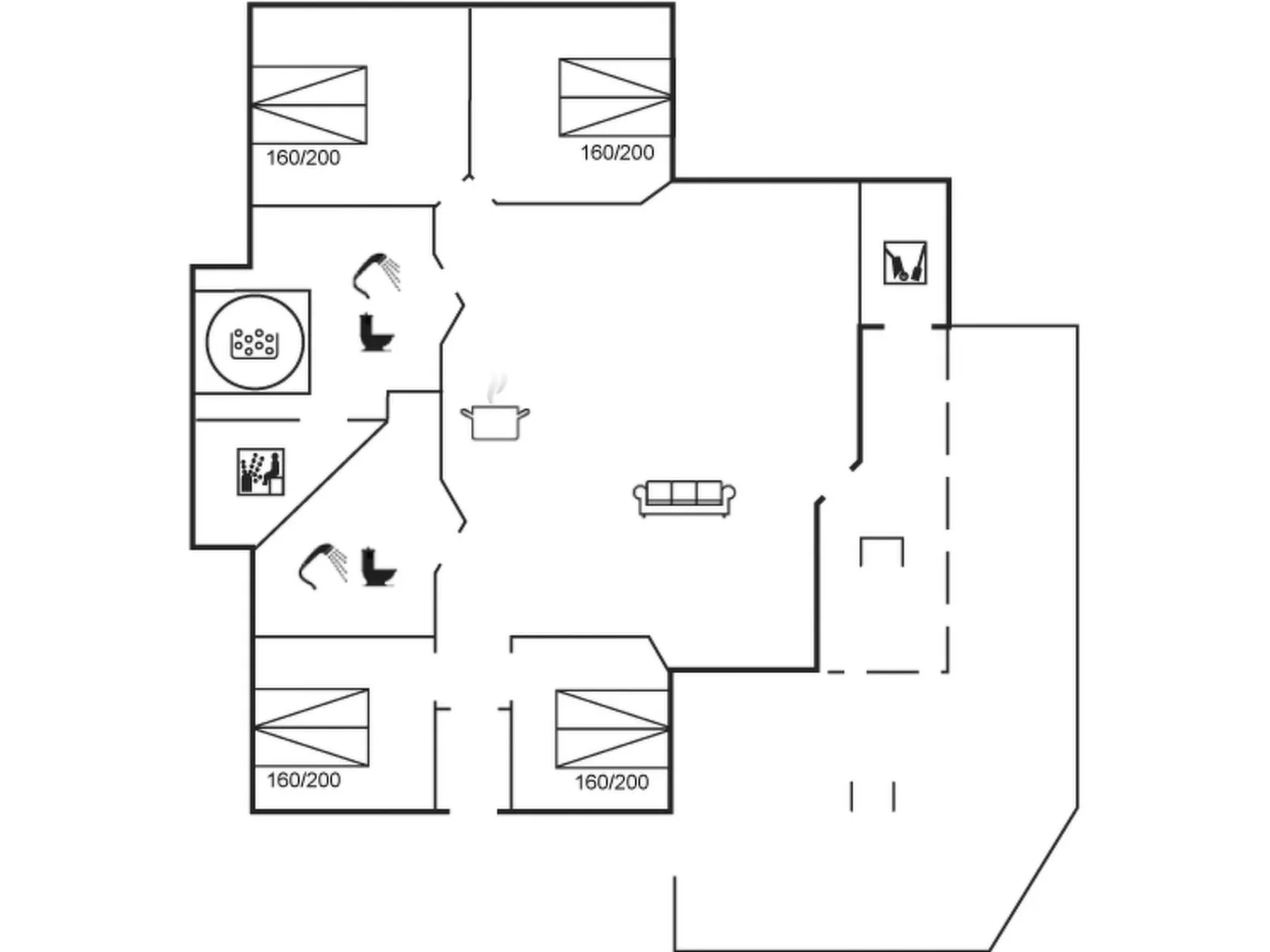 "Stense" - 900m from the sea