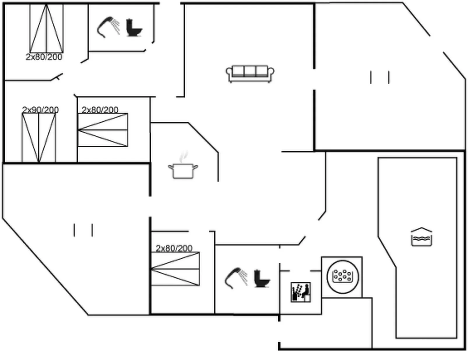 "Oskari" - 1.3km from the sea