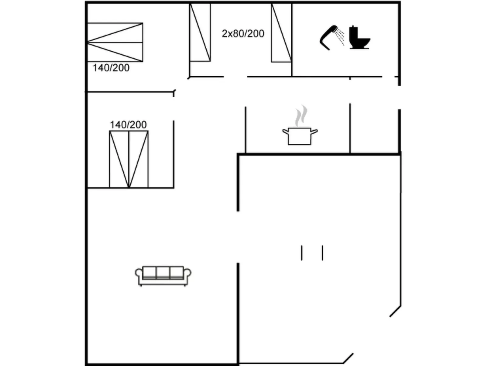 "Pernilla" - 2km from the sea