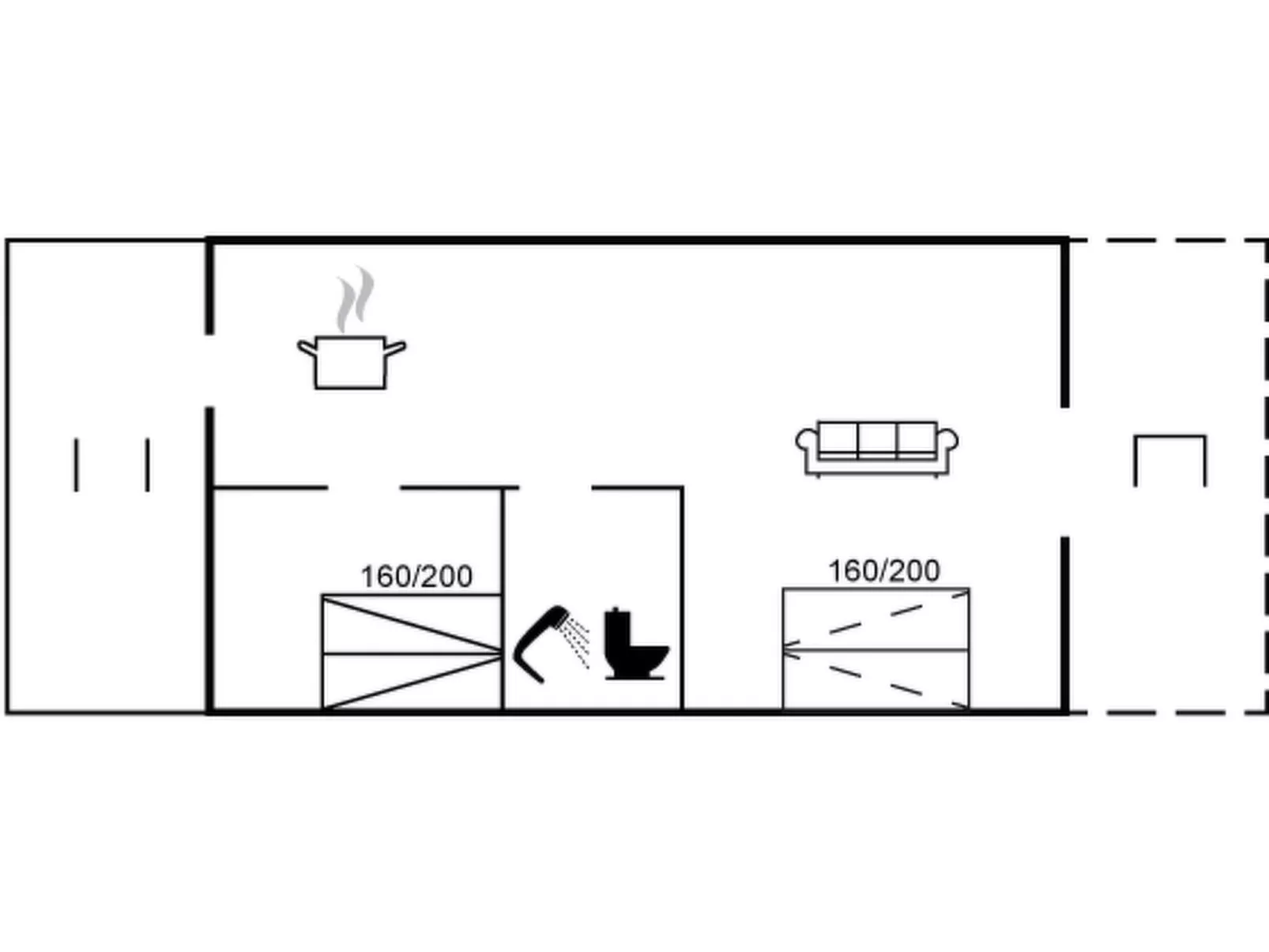 "Feodora" - 100m from the sea
