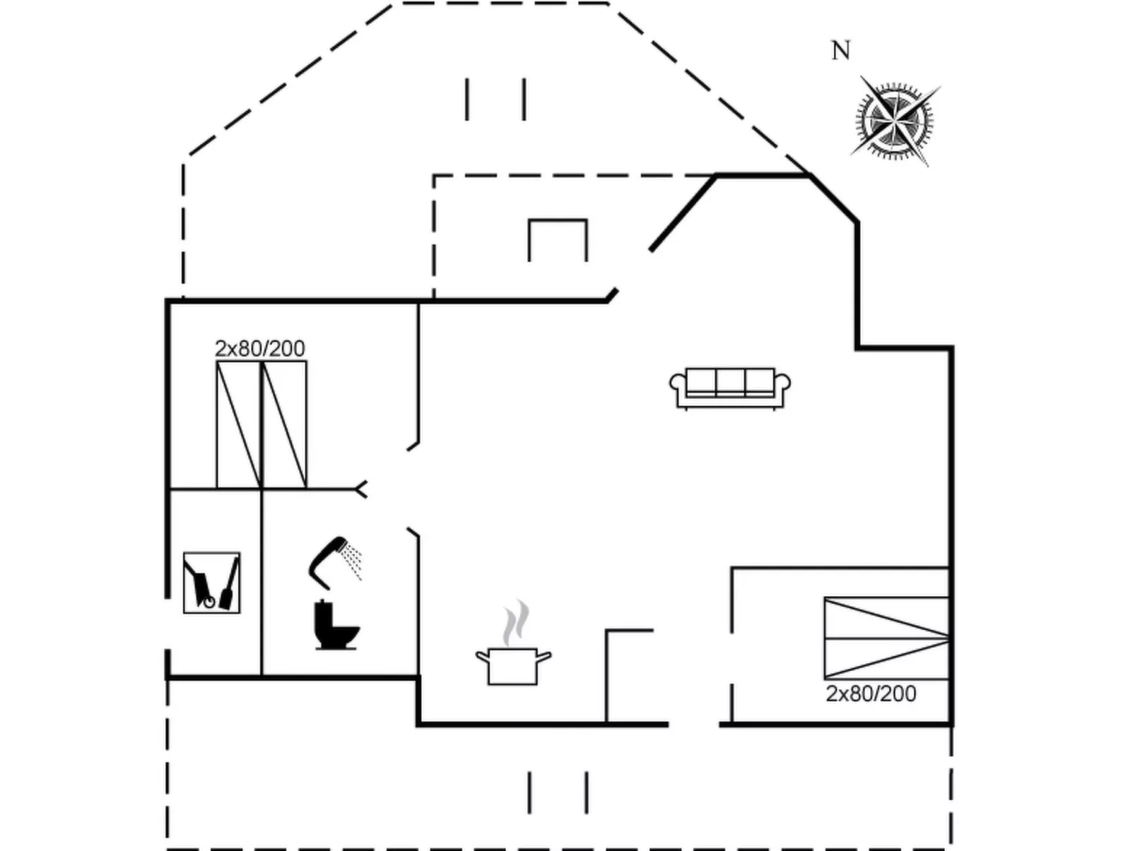 "Henric" - 75m from the sea