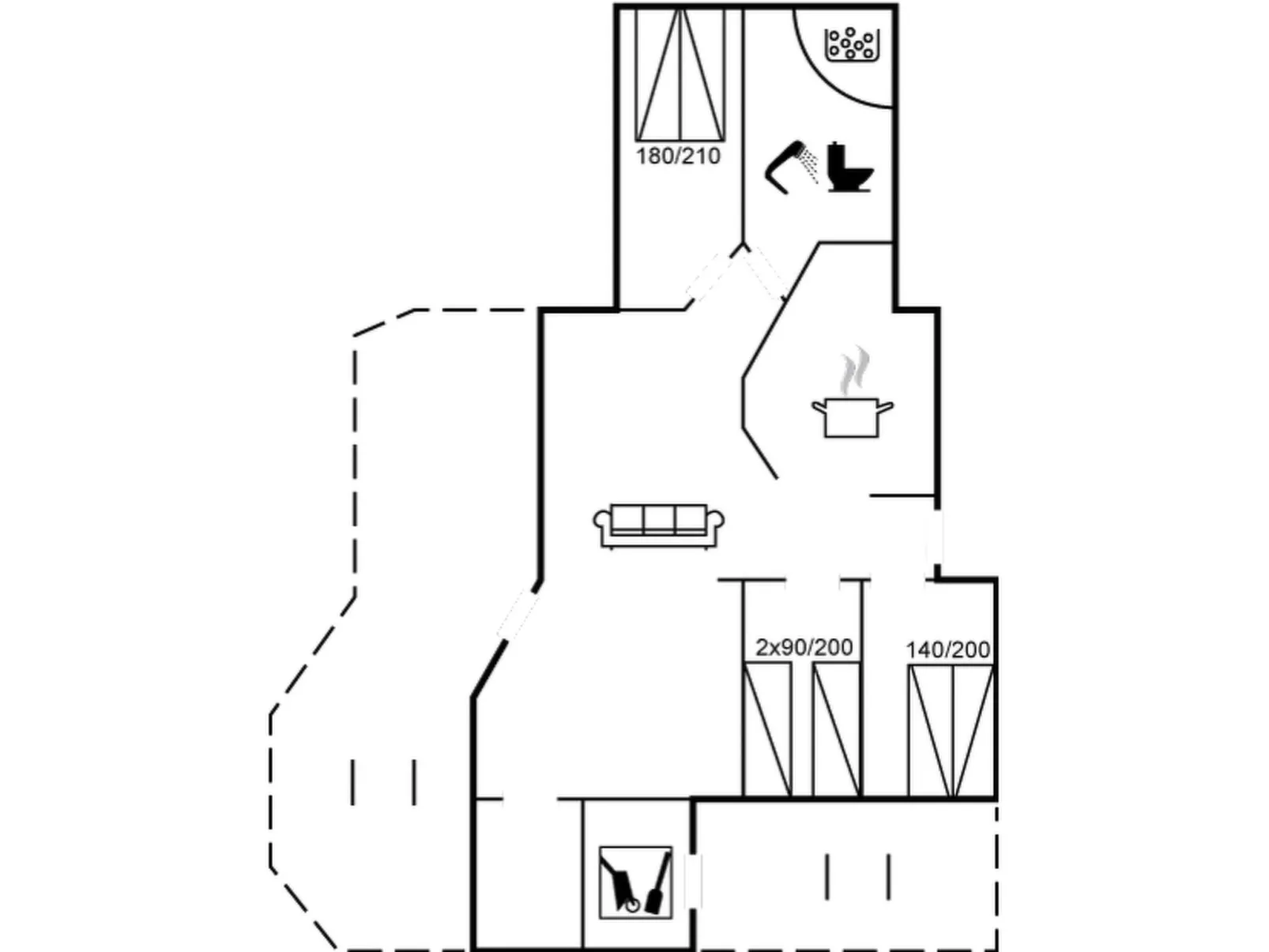 "Gertruda" - 220m from the sea