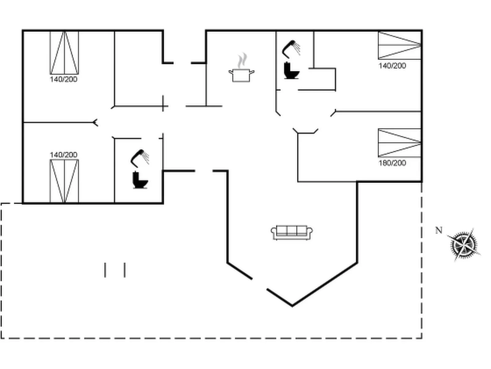 "Launo" - 1.1km to the fjord