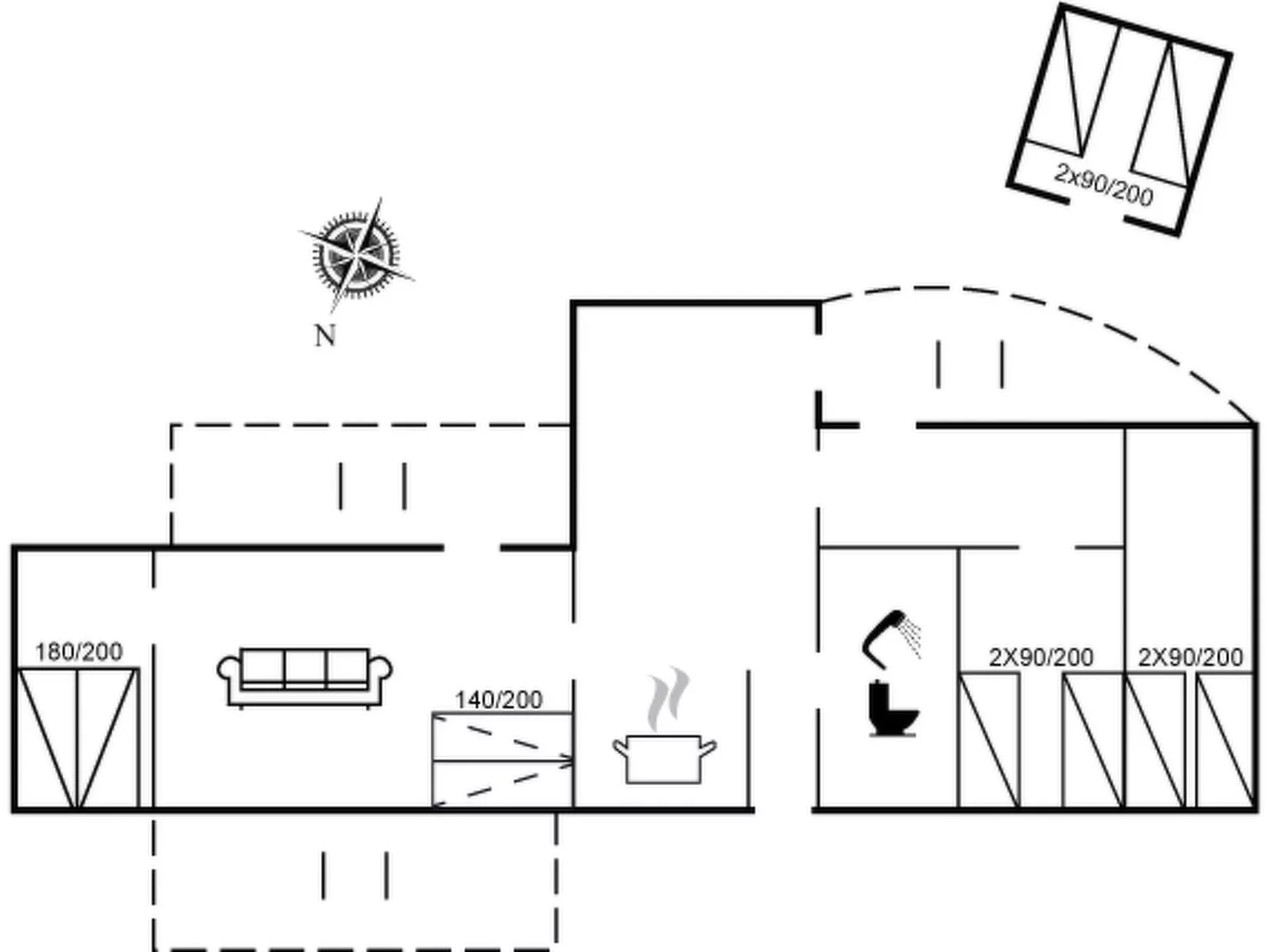 "Emeli" - 100m from the sea