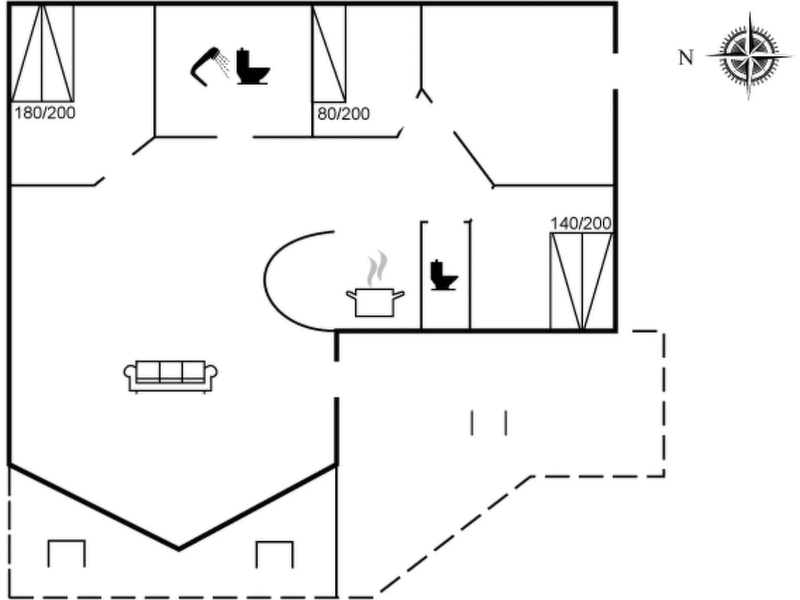 "Ljuba" - 1.3km from the sea