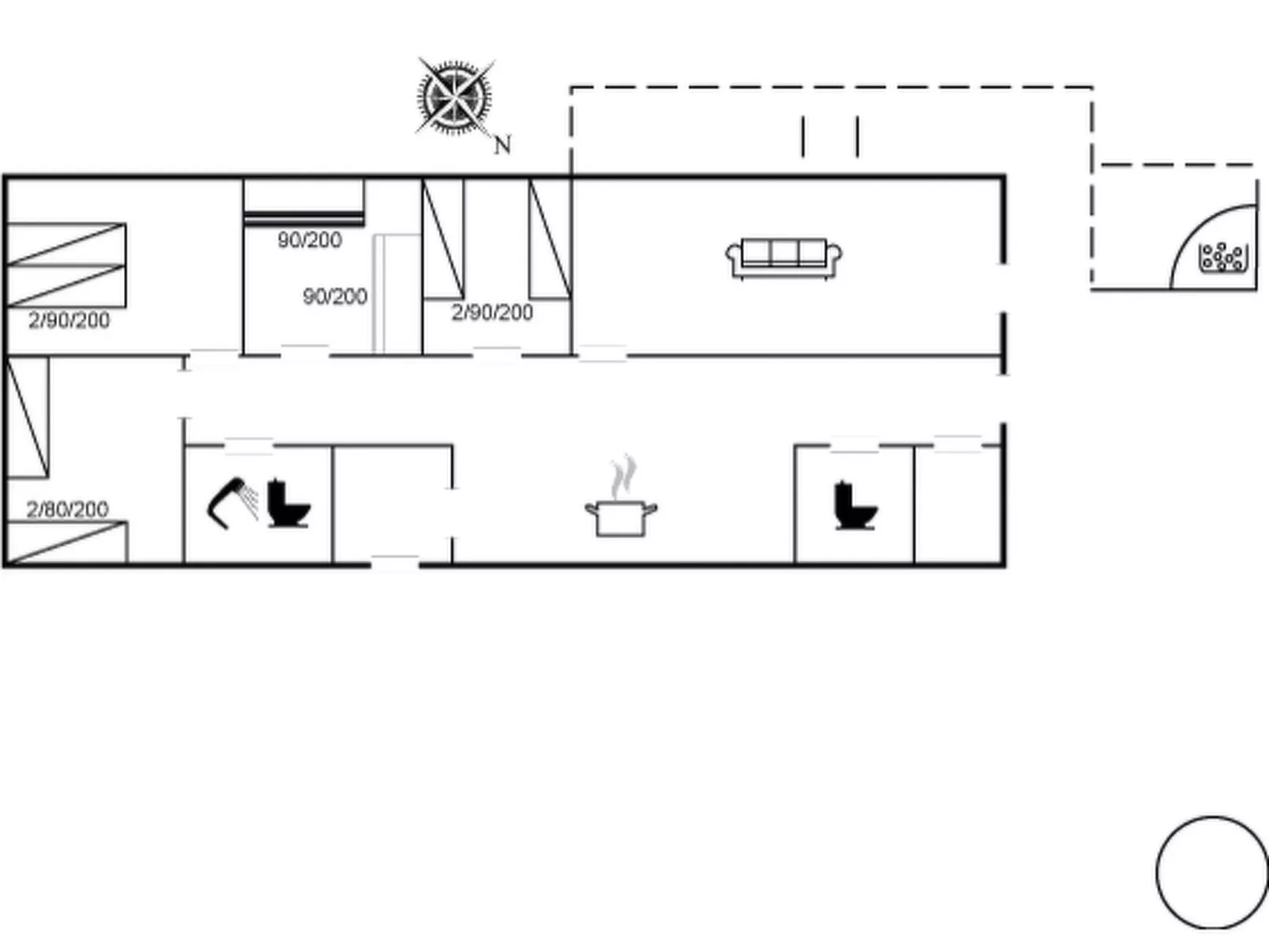 "Simon" - 1km from the sea