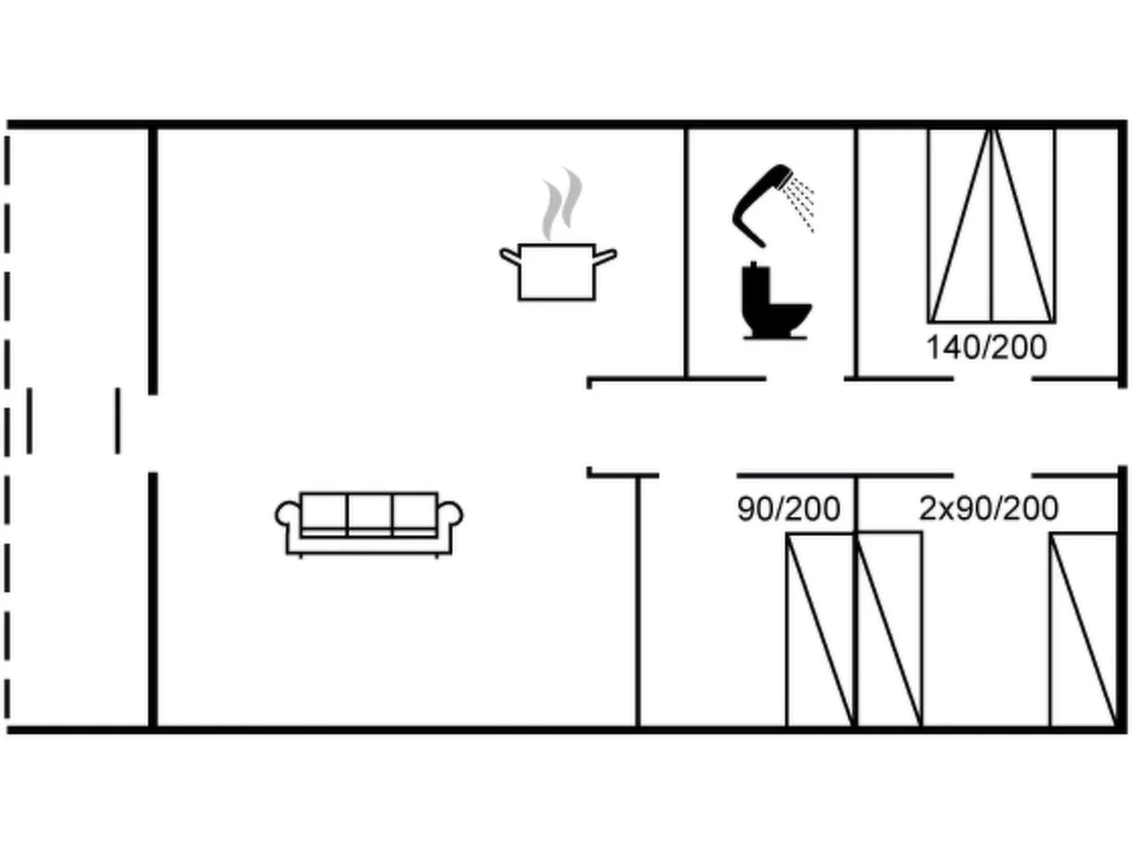 "Marthine" - 650m to the fjord