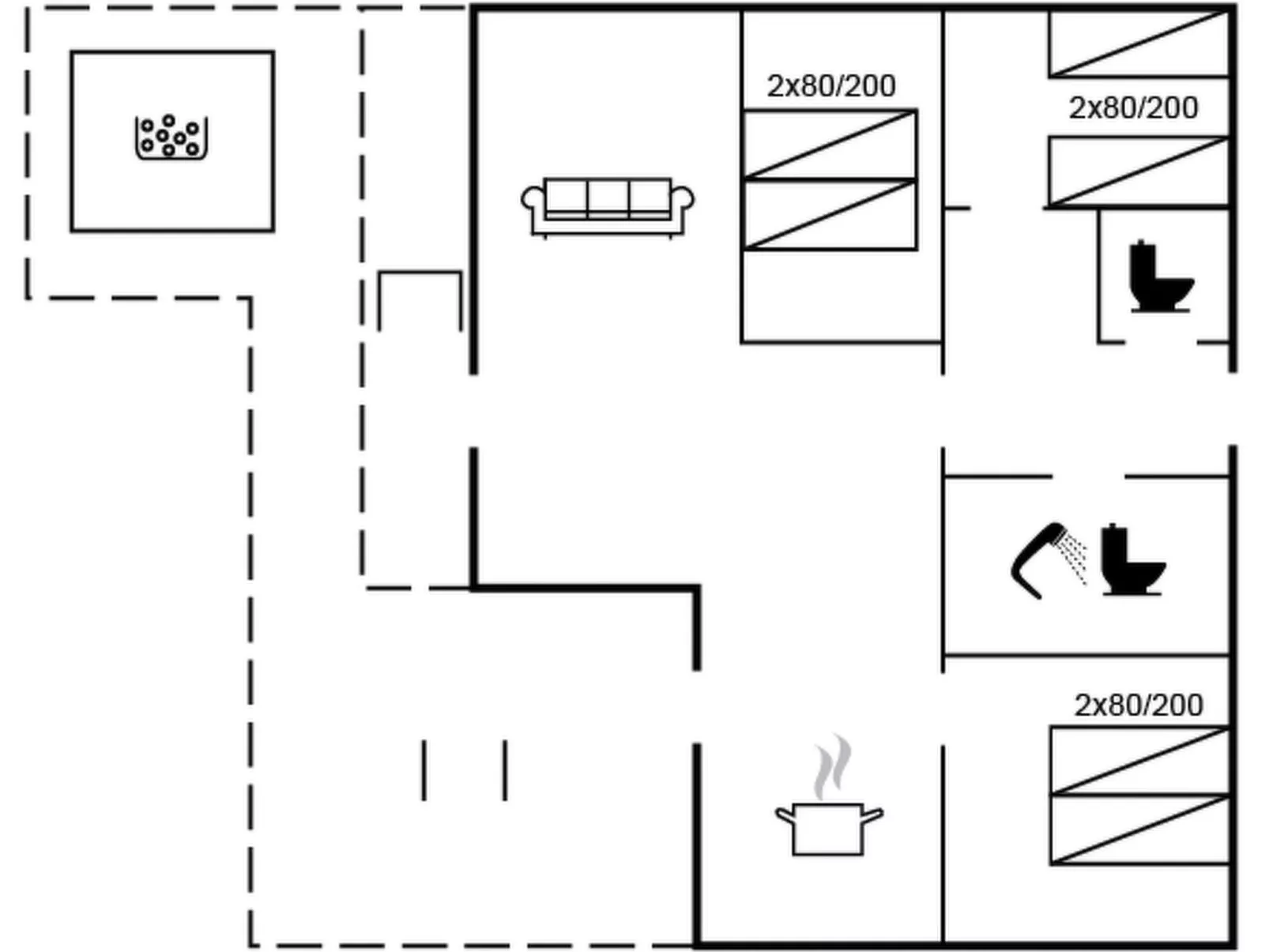 "Kristiarn" - 1.1km from the sea