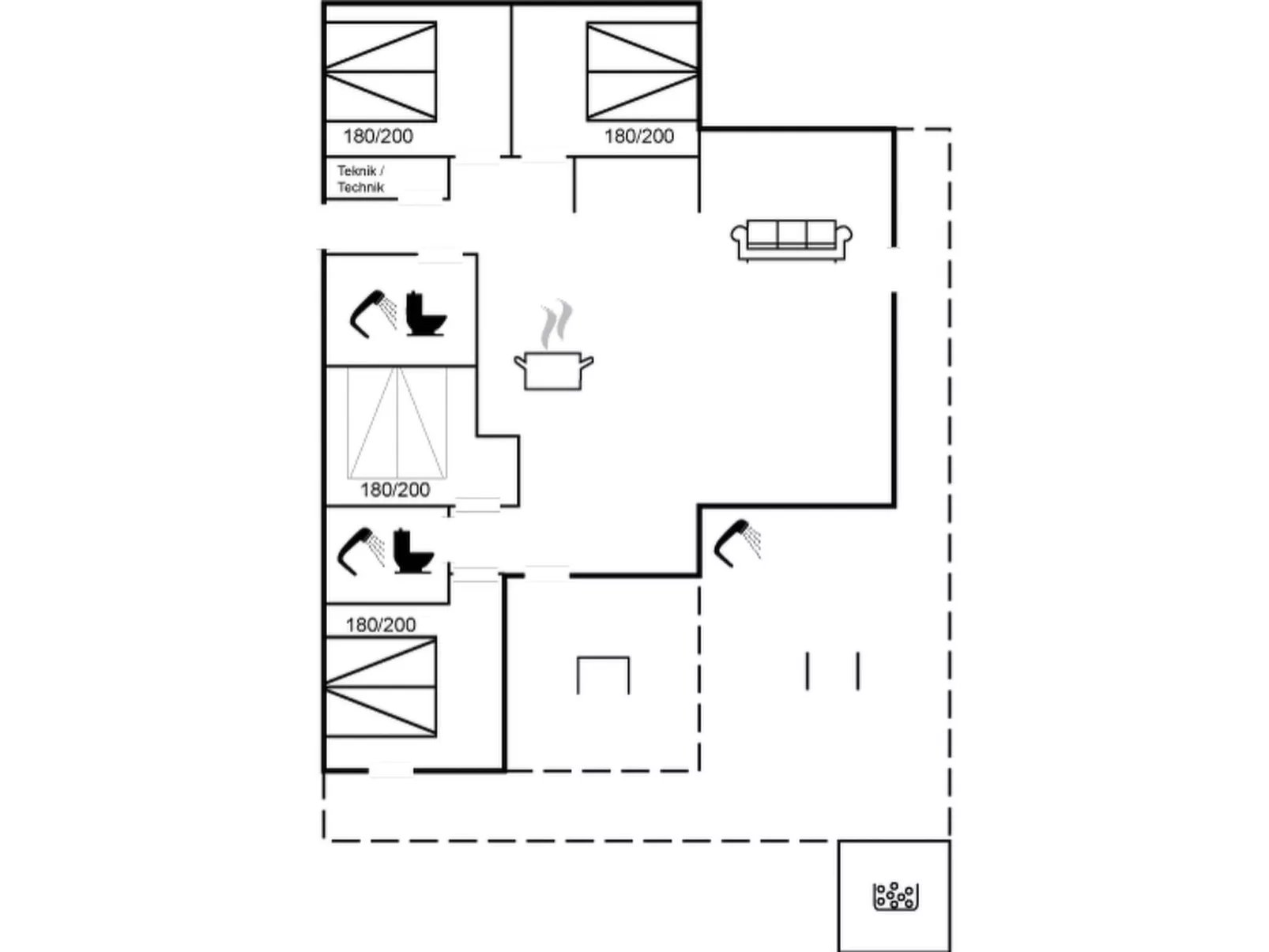 "Wilgrib" - 50m from the sea