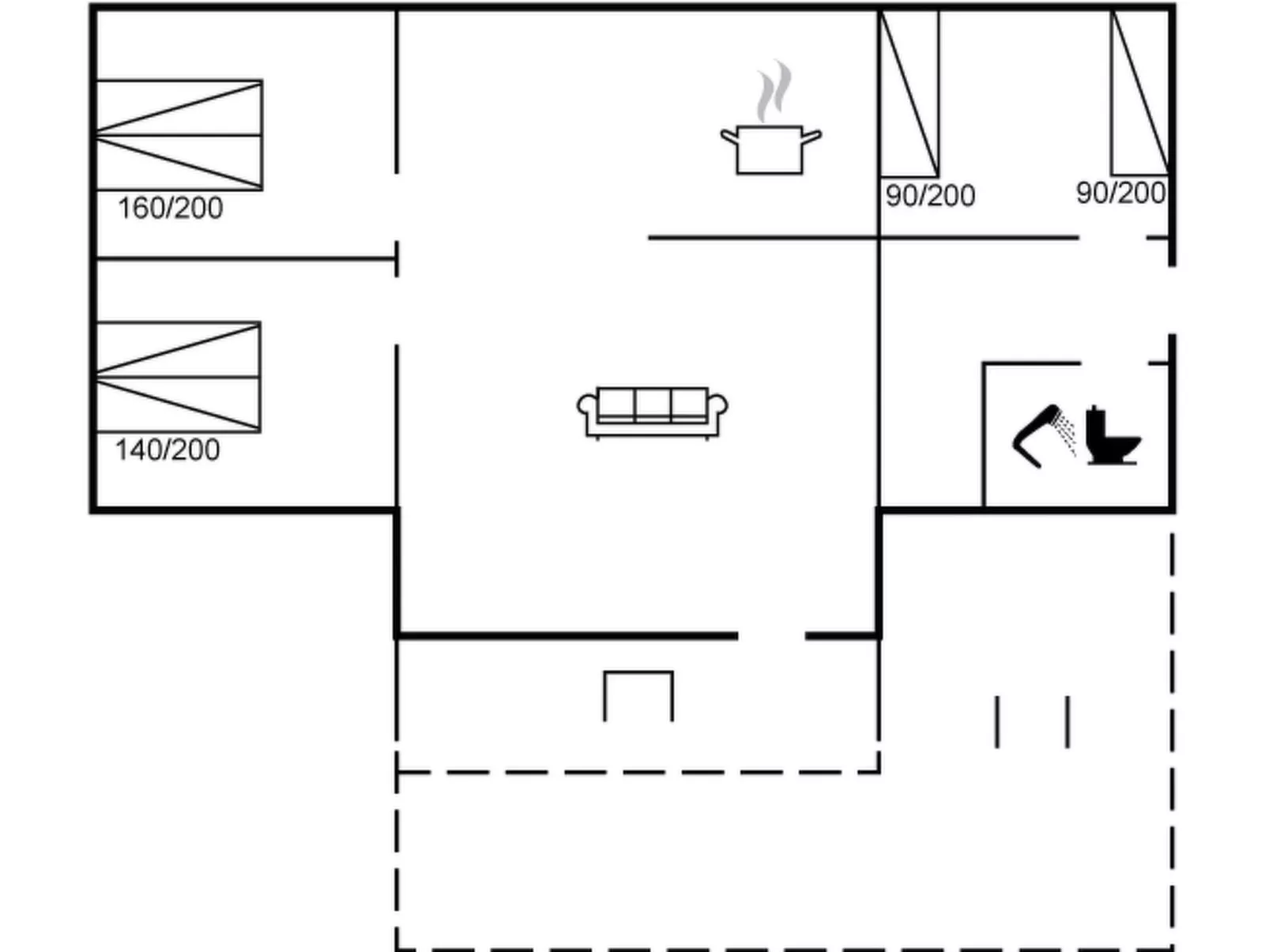"Janik" - 1.3km from the sea