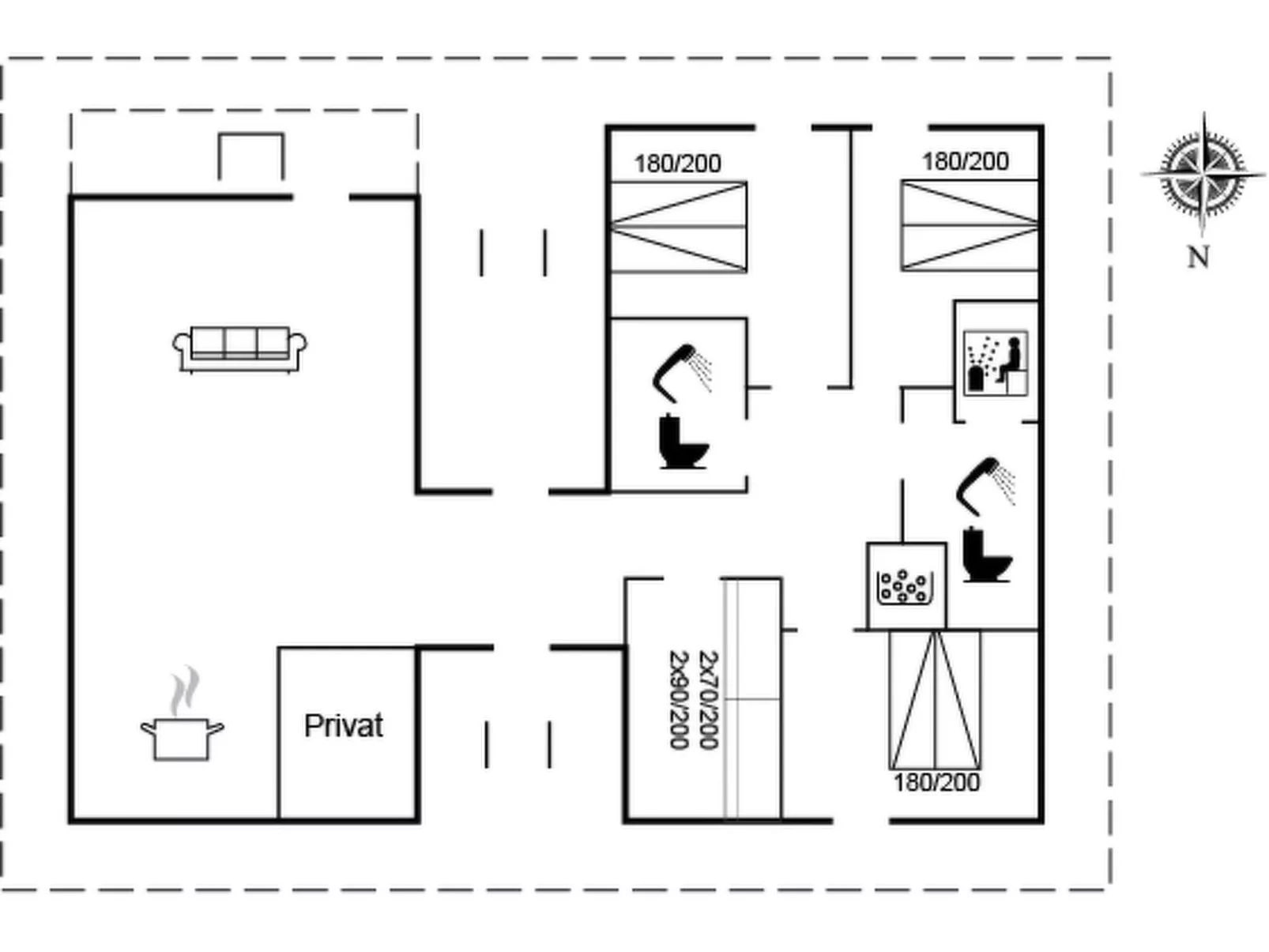 "Trena" - 1.2km to the fjord