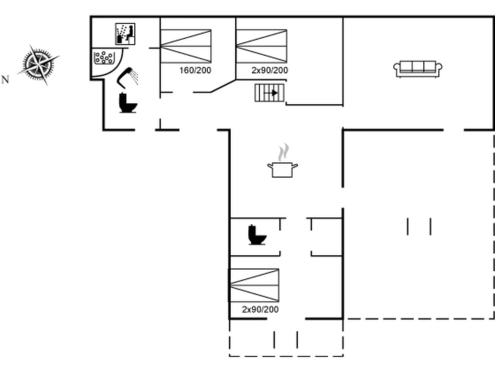 "Sylvie" - 400m from the sea