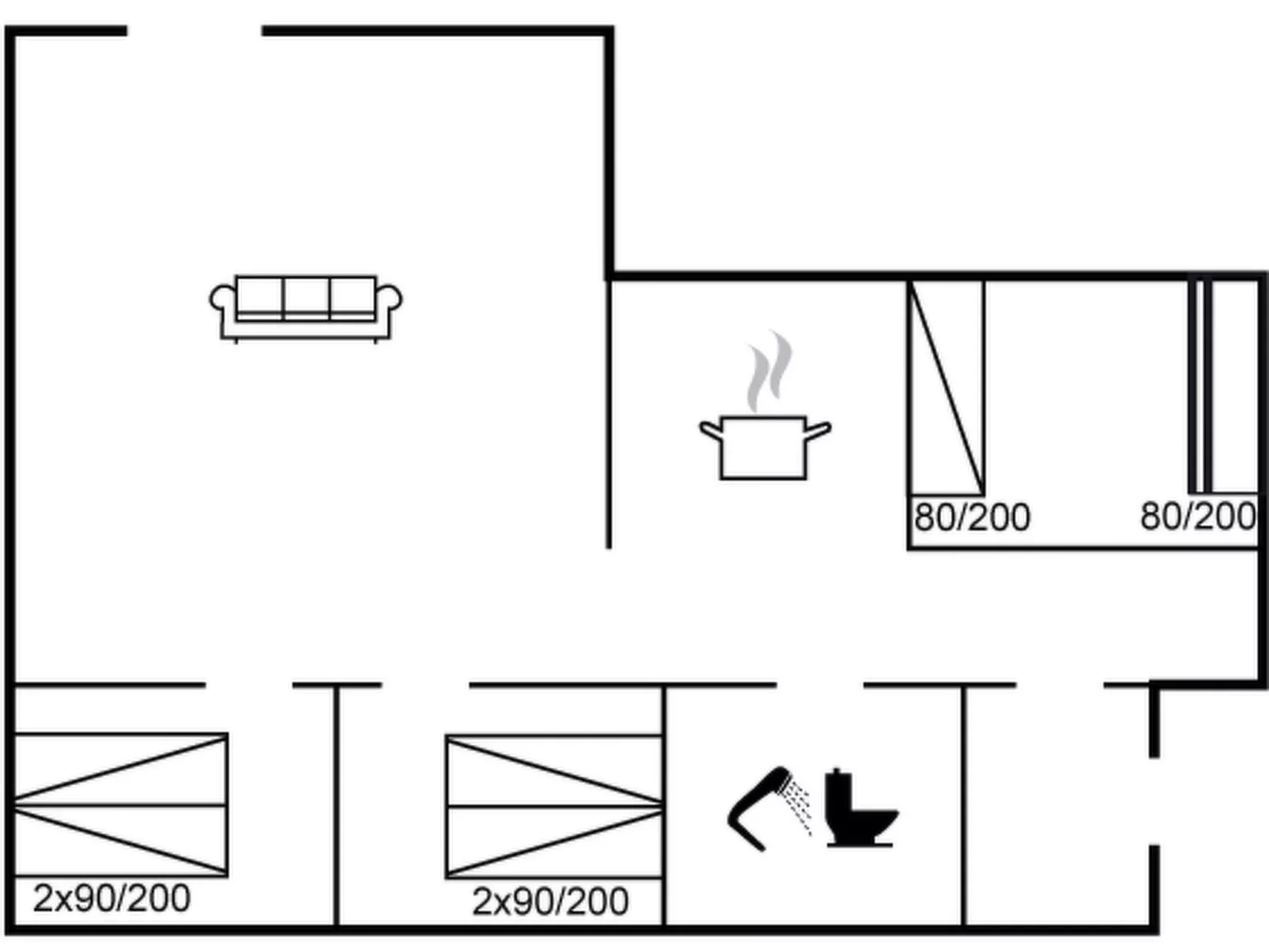 "Kuisma" - 1.1km to the fjord