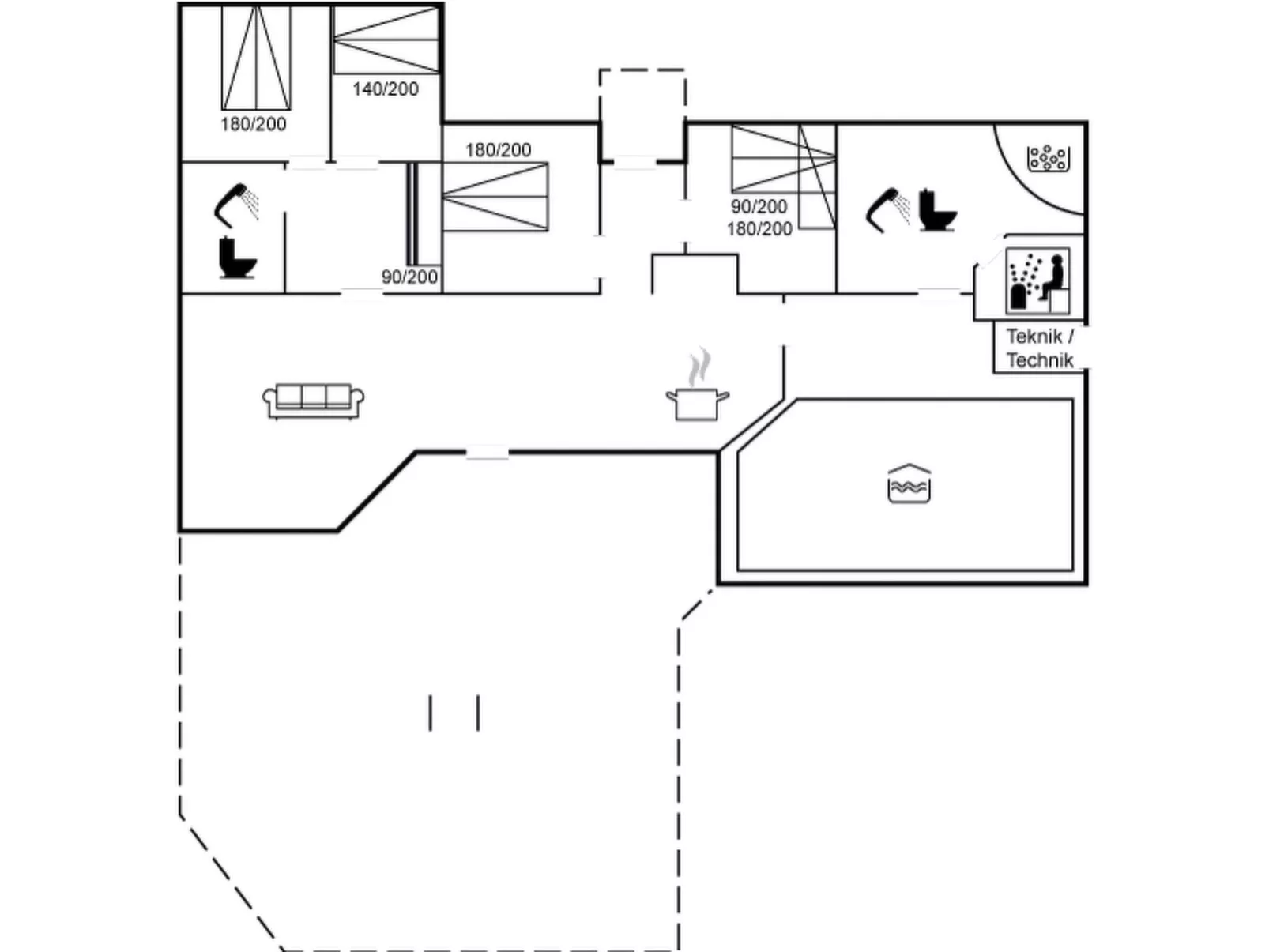 "Erma" - 125m from the sea