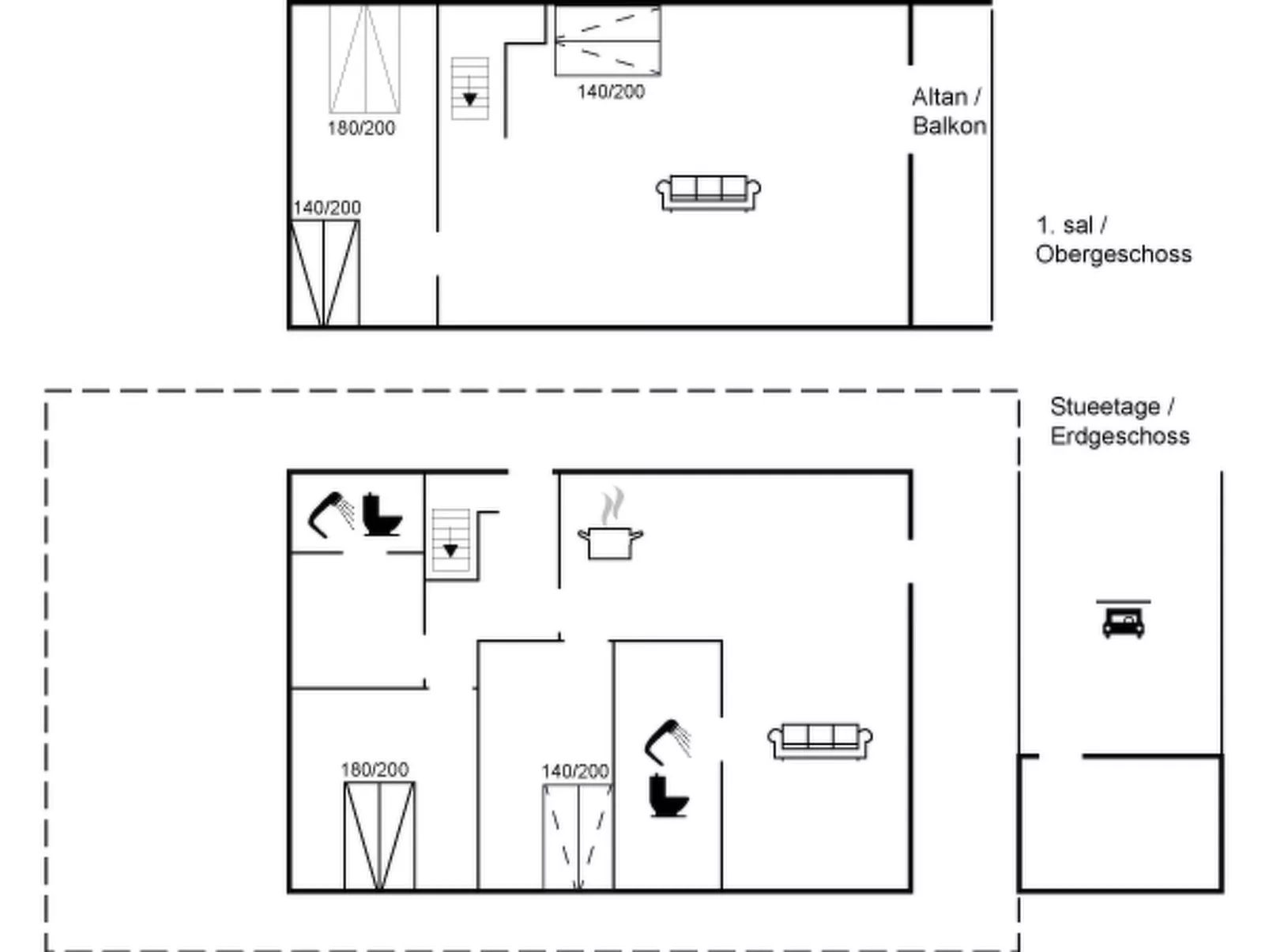"Brune" - 330m from the sea