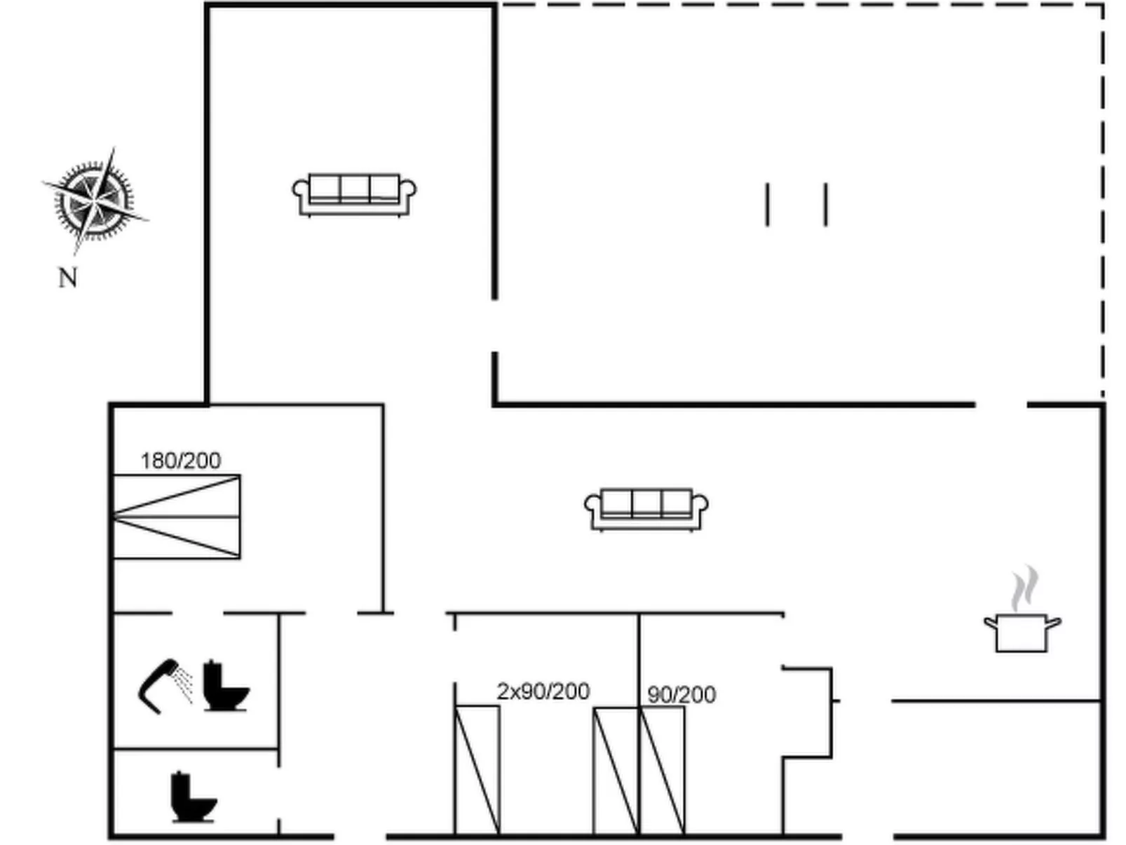 "Srebra" - 420m from the sea