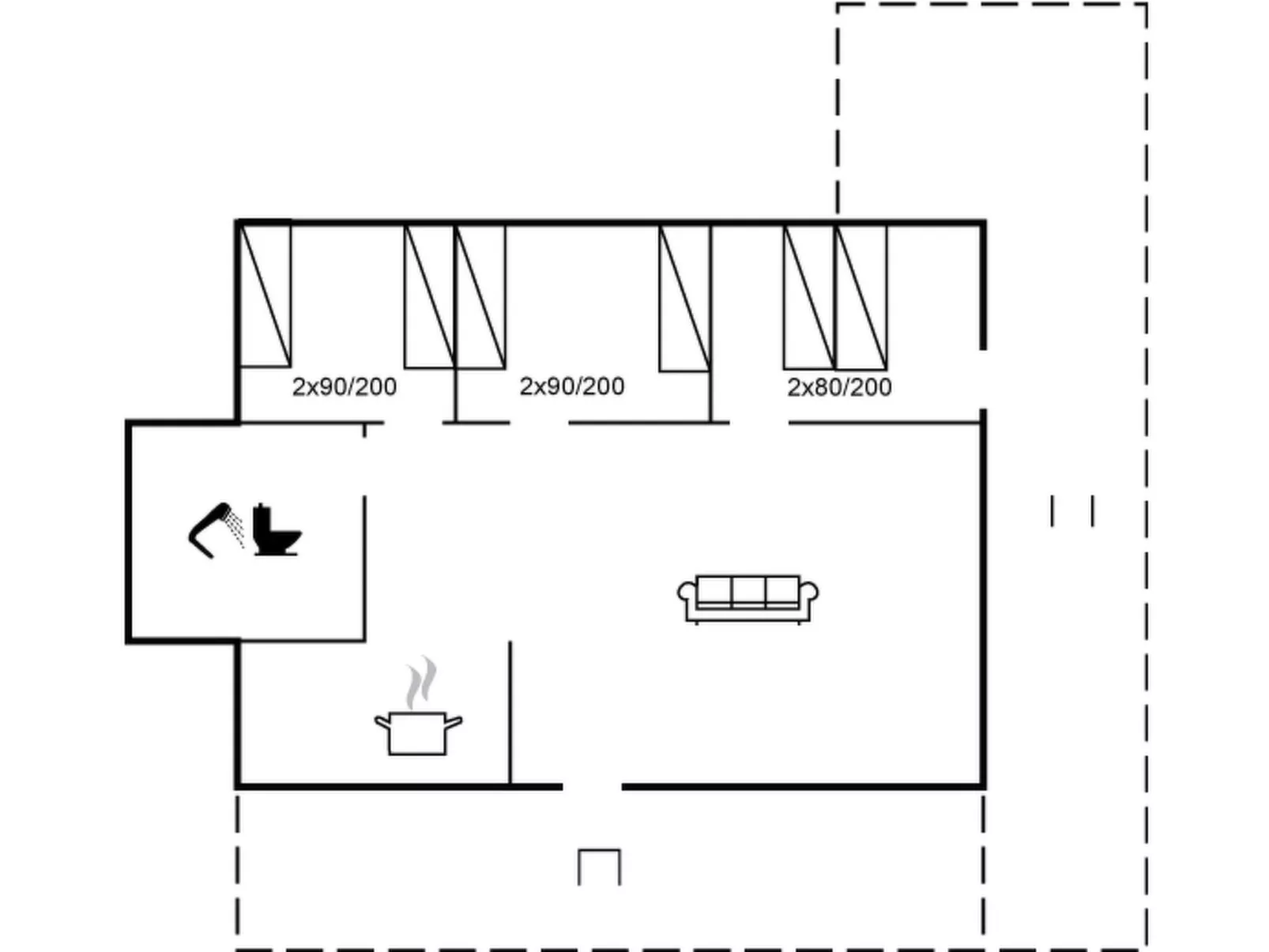 "Brynjolf" - 1km from the sea
