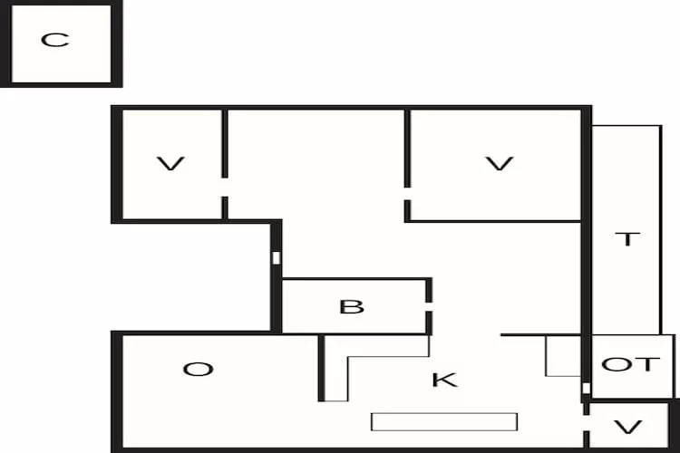 Maison de vacances pour 6 a Blokhus-Plan