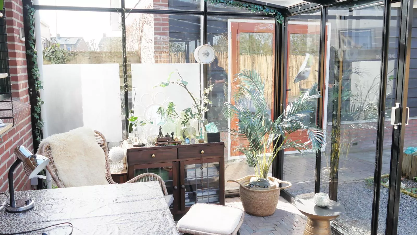 Karibu-Garden in winter