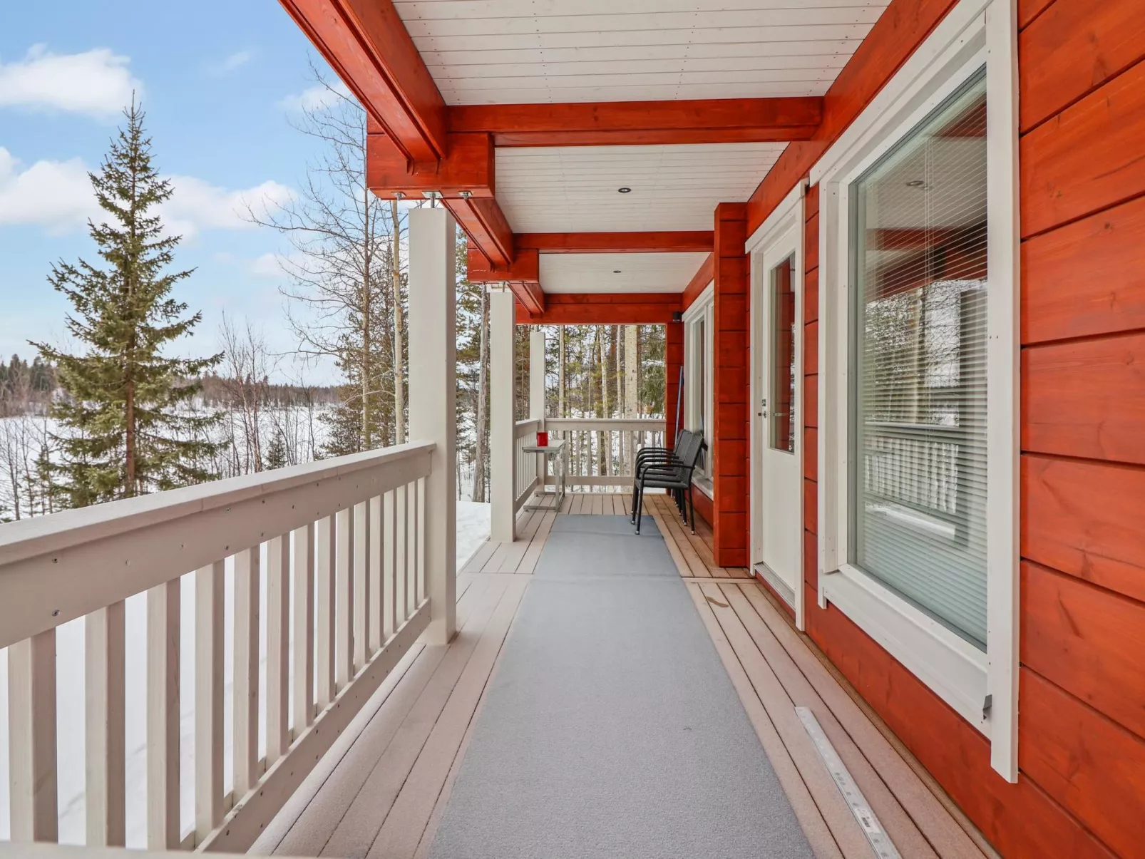 Huvila tornionjoen rannalla