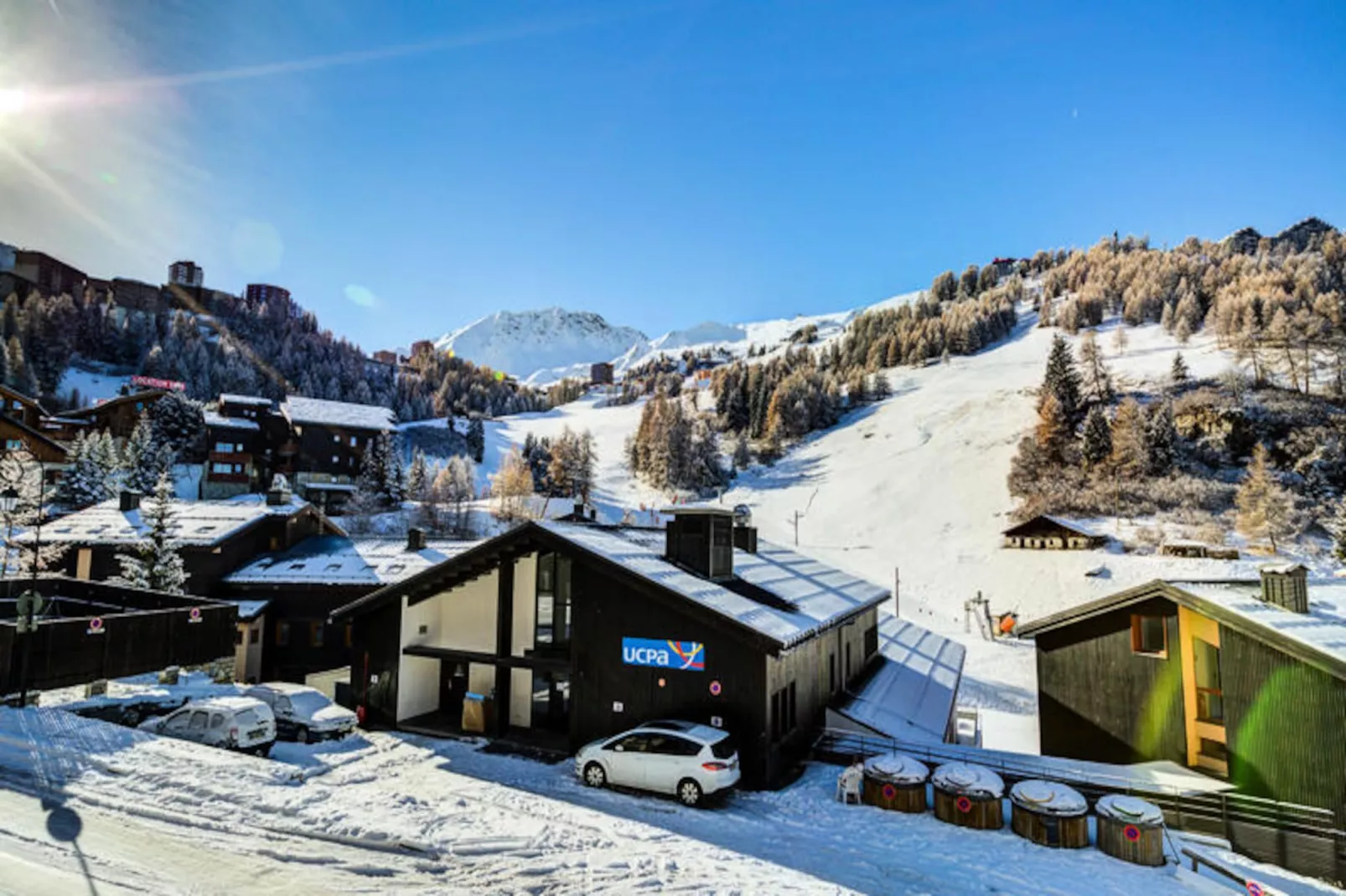 Chalet De La Mine-Aussicht Winter