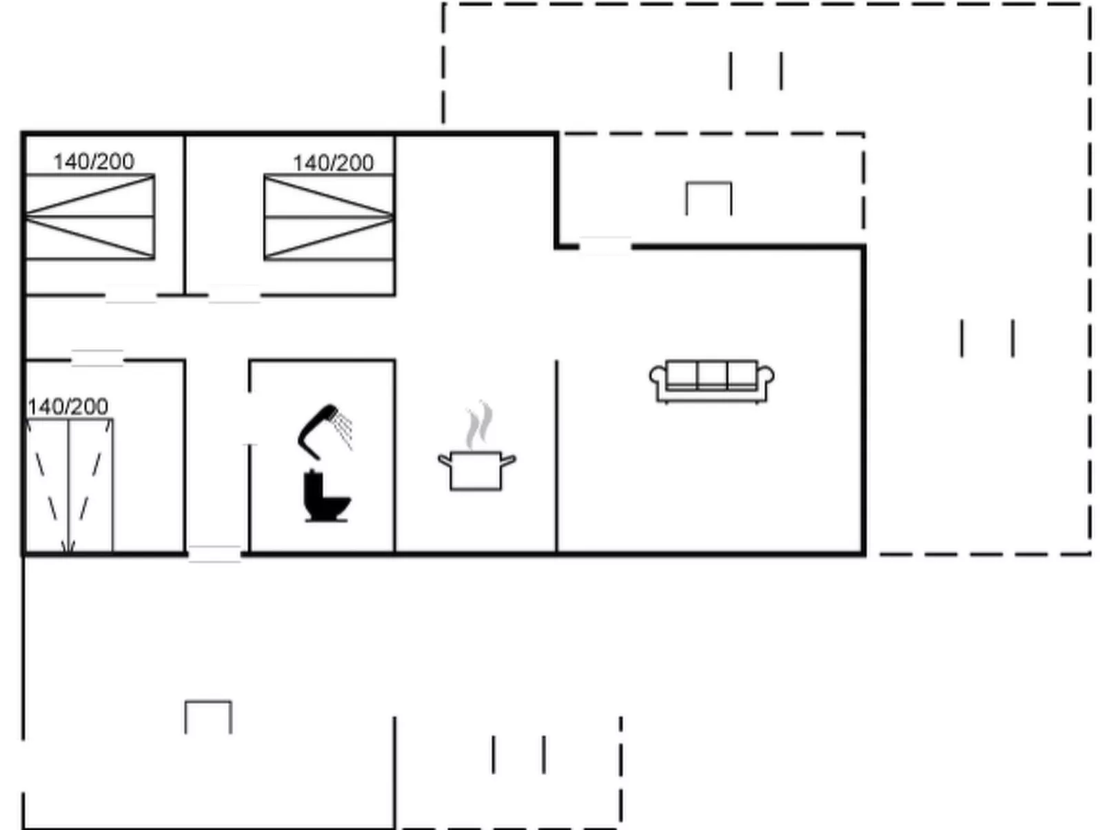 "Atena" - 200m from the sea