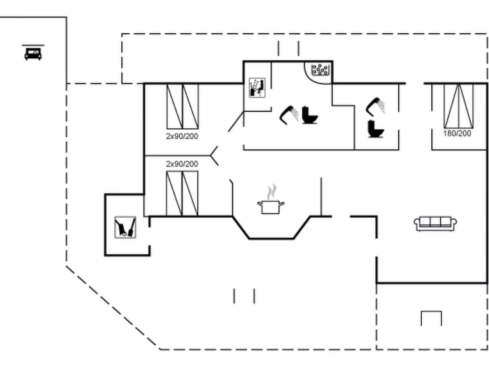 "Edna" - 500m from the sea