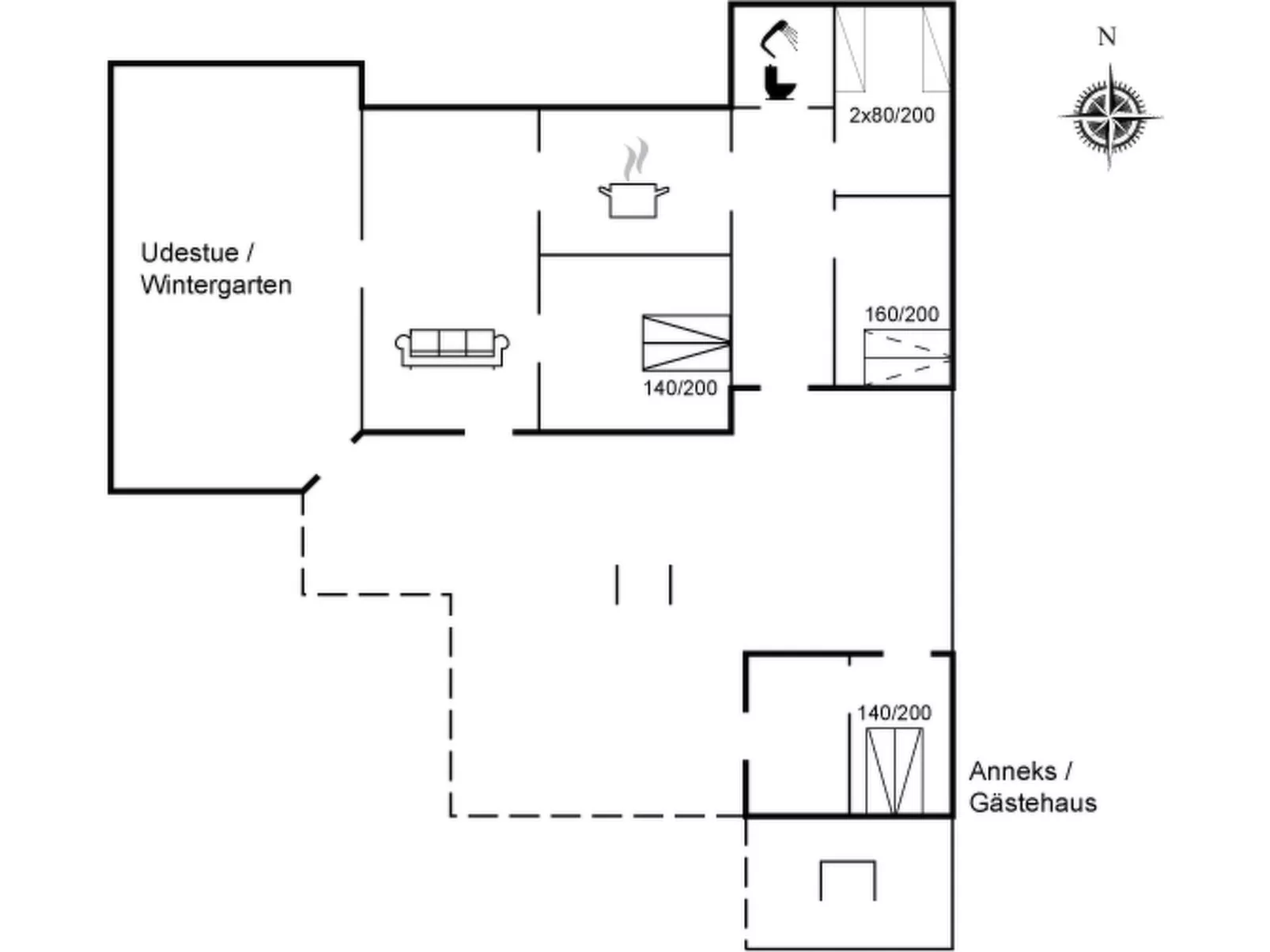 "Alfa" - 350m from the sea