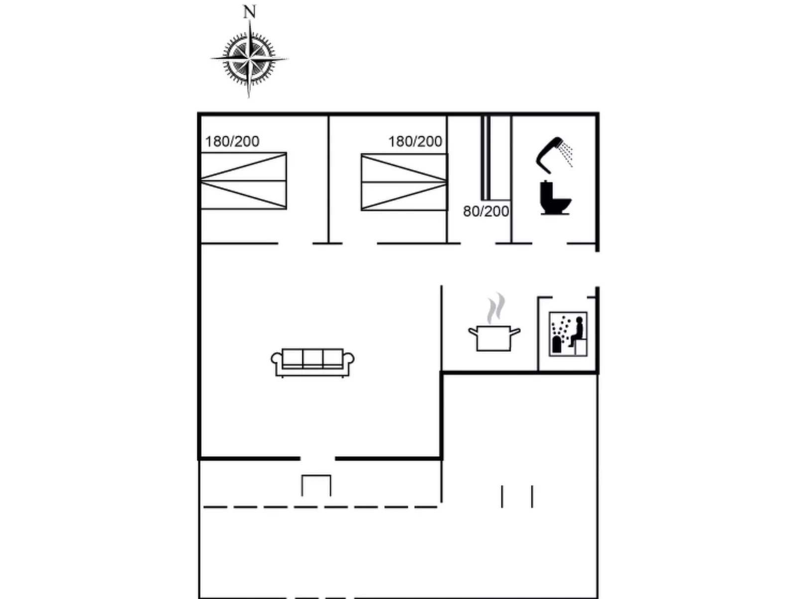 "Gritt" - 400m from the sea