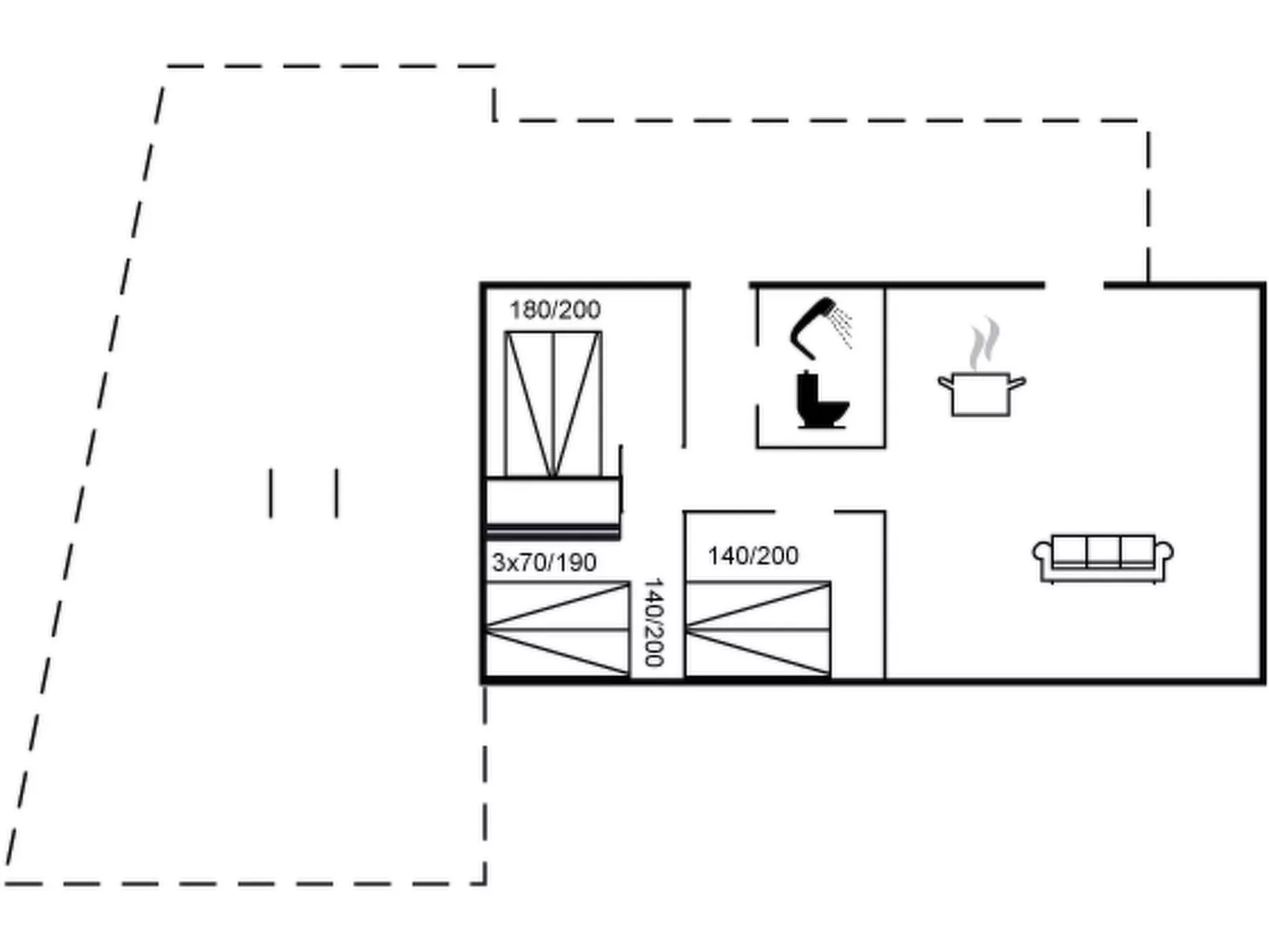 "Daya" - 75m from the sea