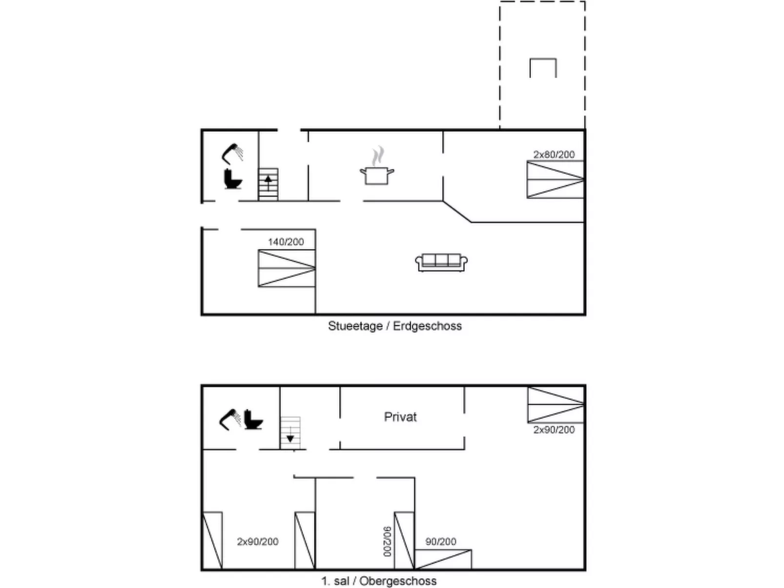 "Marit" - 1.5km from the sea