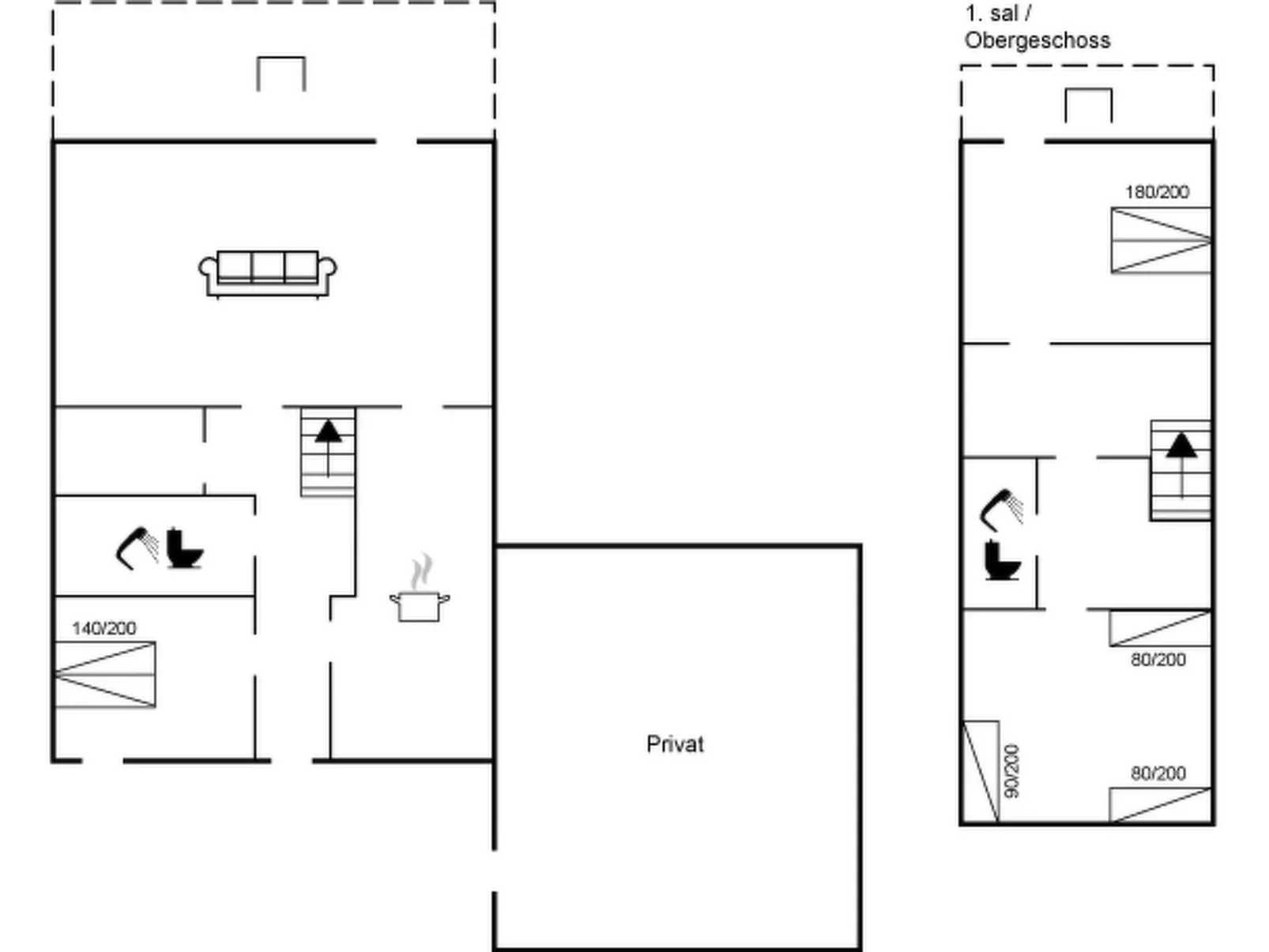 "Hildegunda" - 280m from the sea