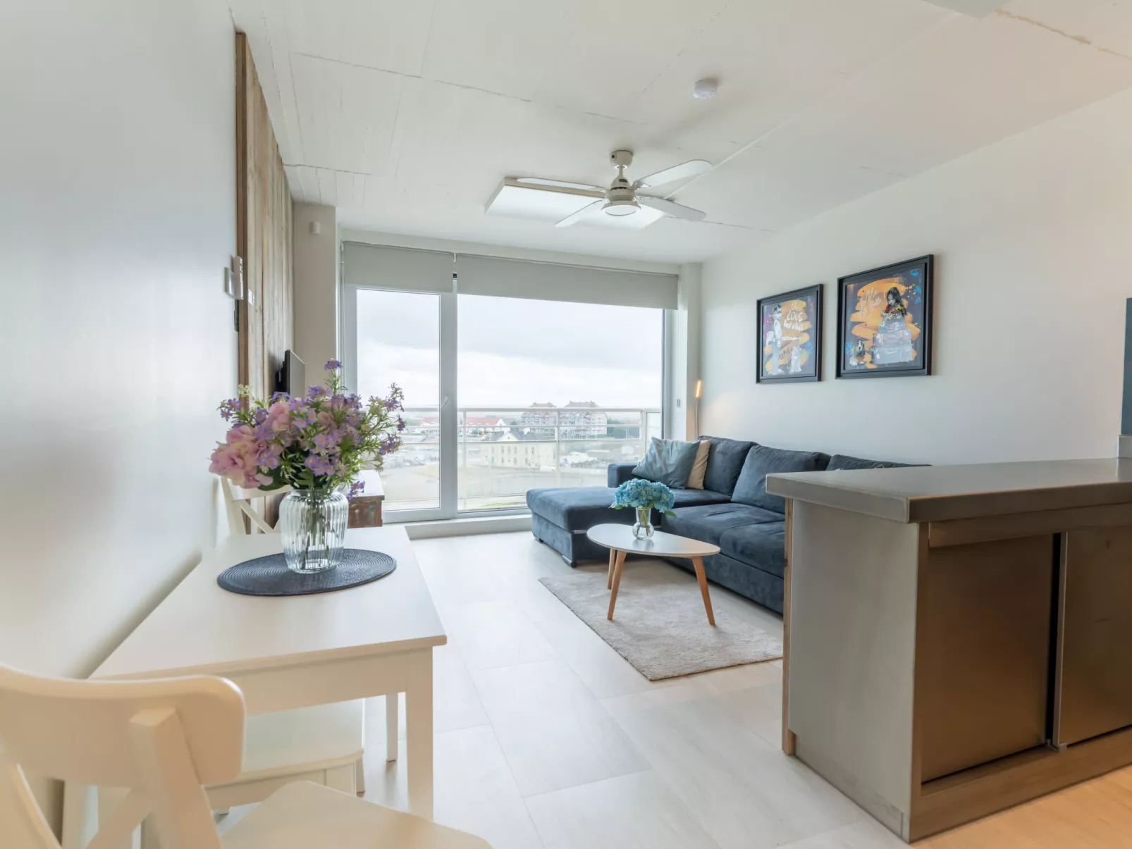 Anne I with harbour view