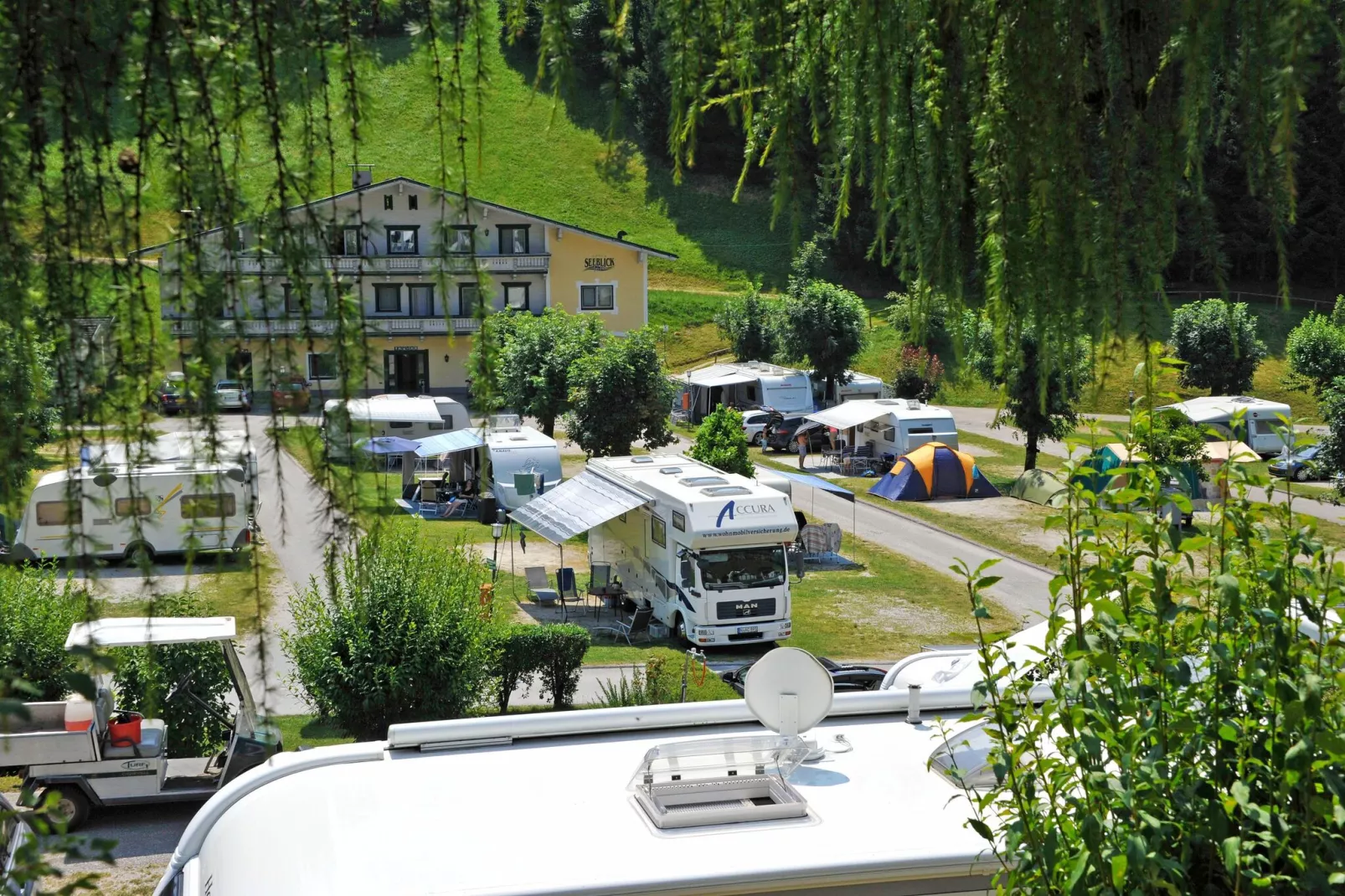 Camping Seeblick Toni - 4 Personen-Gebiete Sommer 1 km