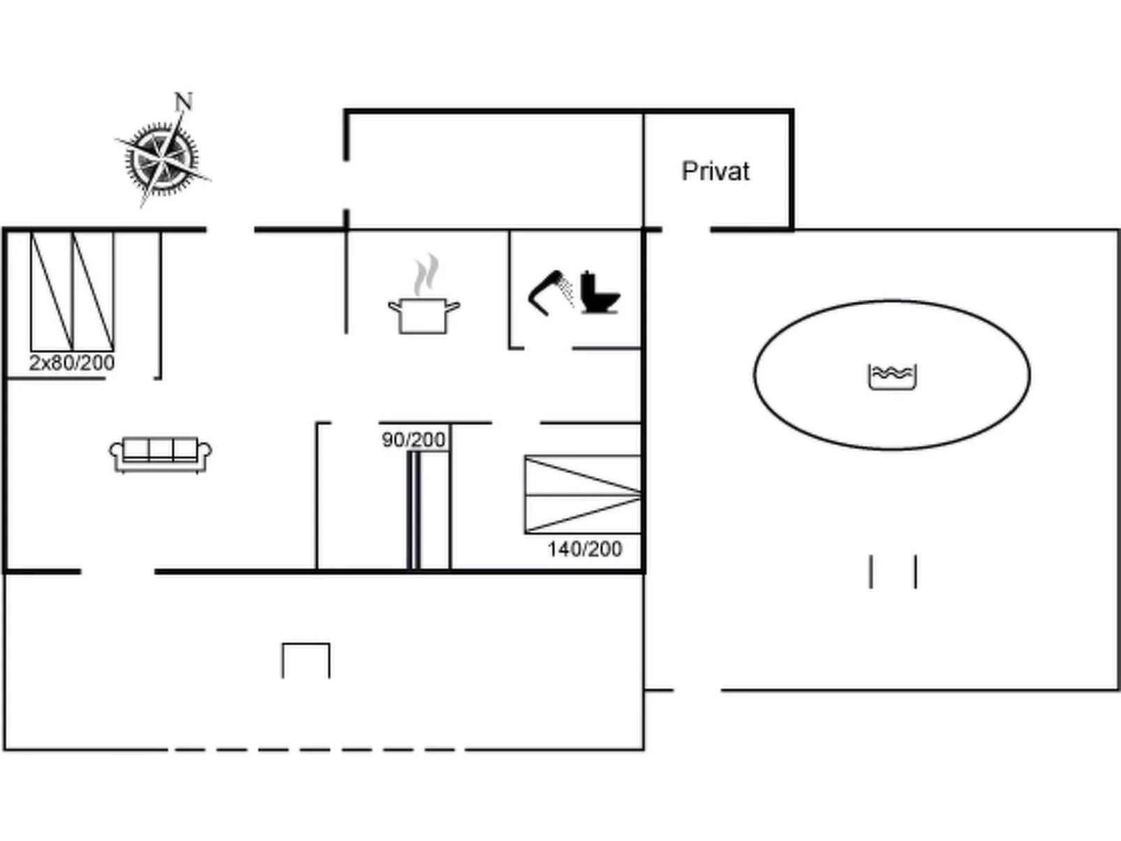 "Rolfkarl" - 250m from the sea