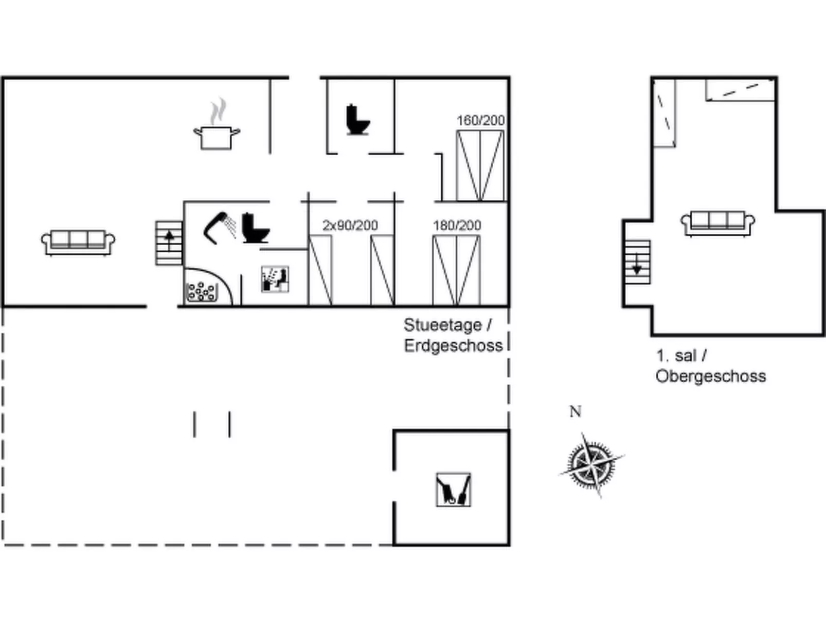"Amber" - 300m from the sea