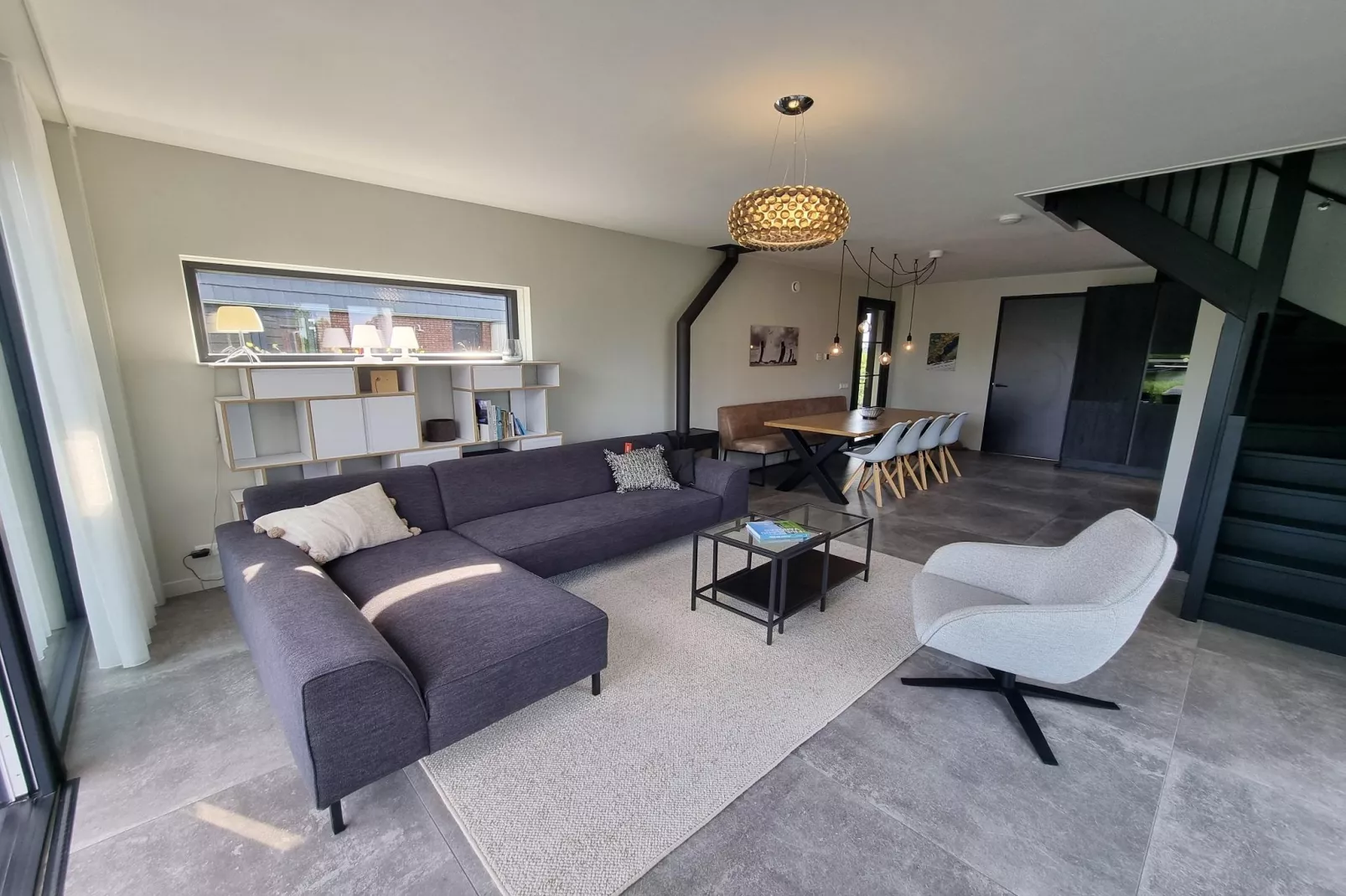 Watervilla Njoggen-Living room