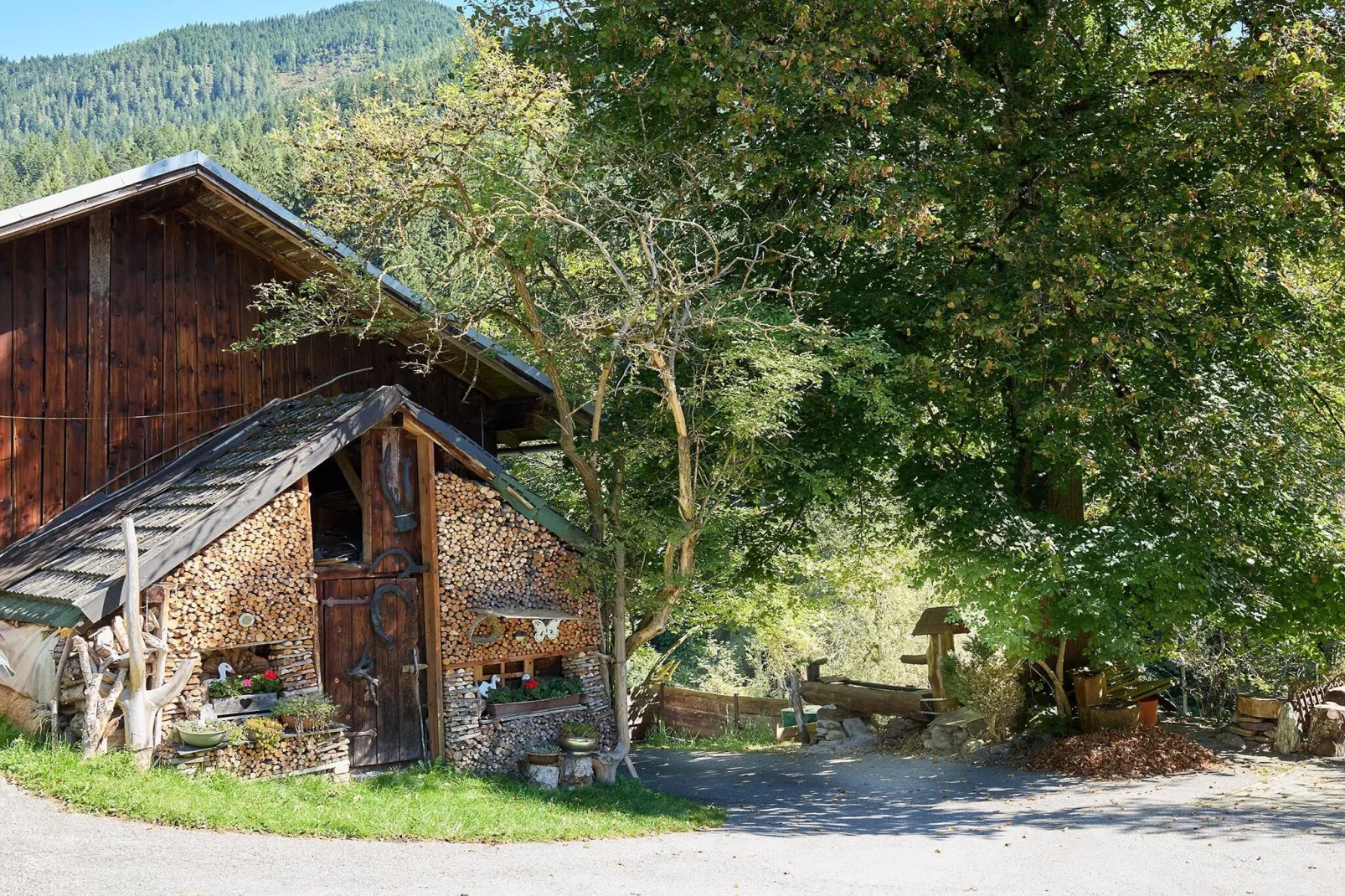 FeWo Kleinpötting Hüttau-Garten Sommer