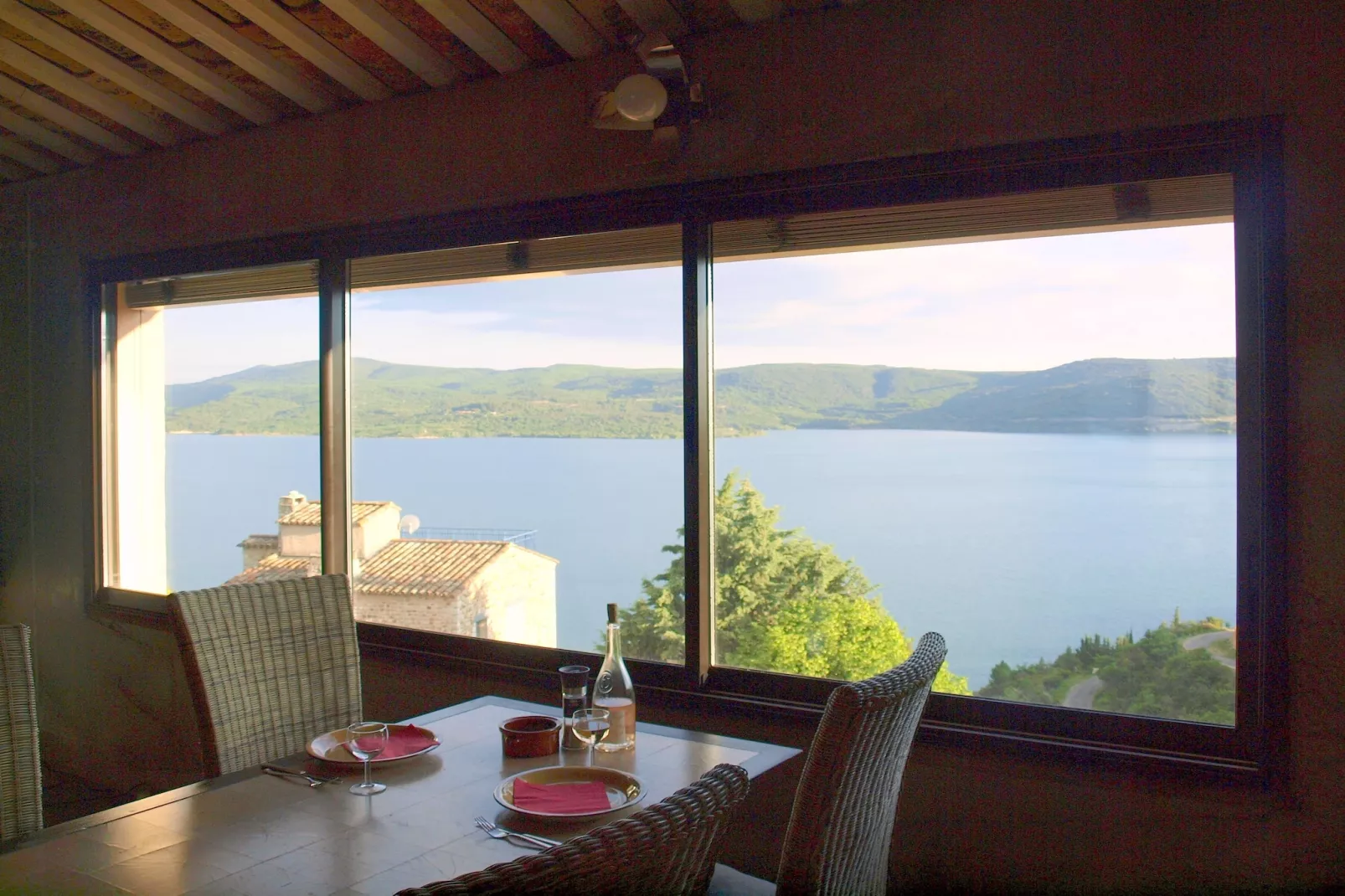 Ferienhaus in Sainte-Croix-du-Verdon-View in summer