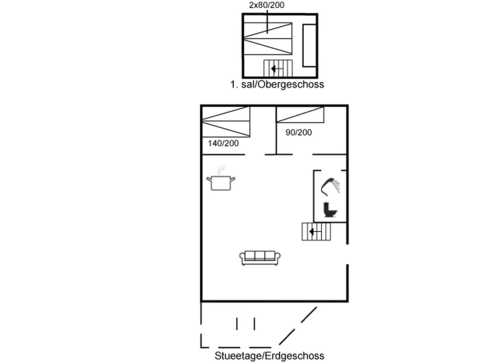 "Trugot" - 450m to the fjord